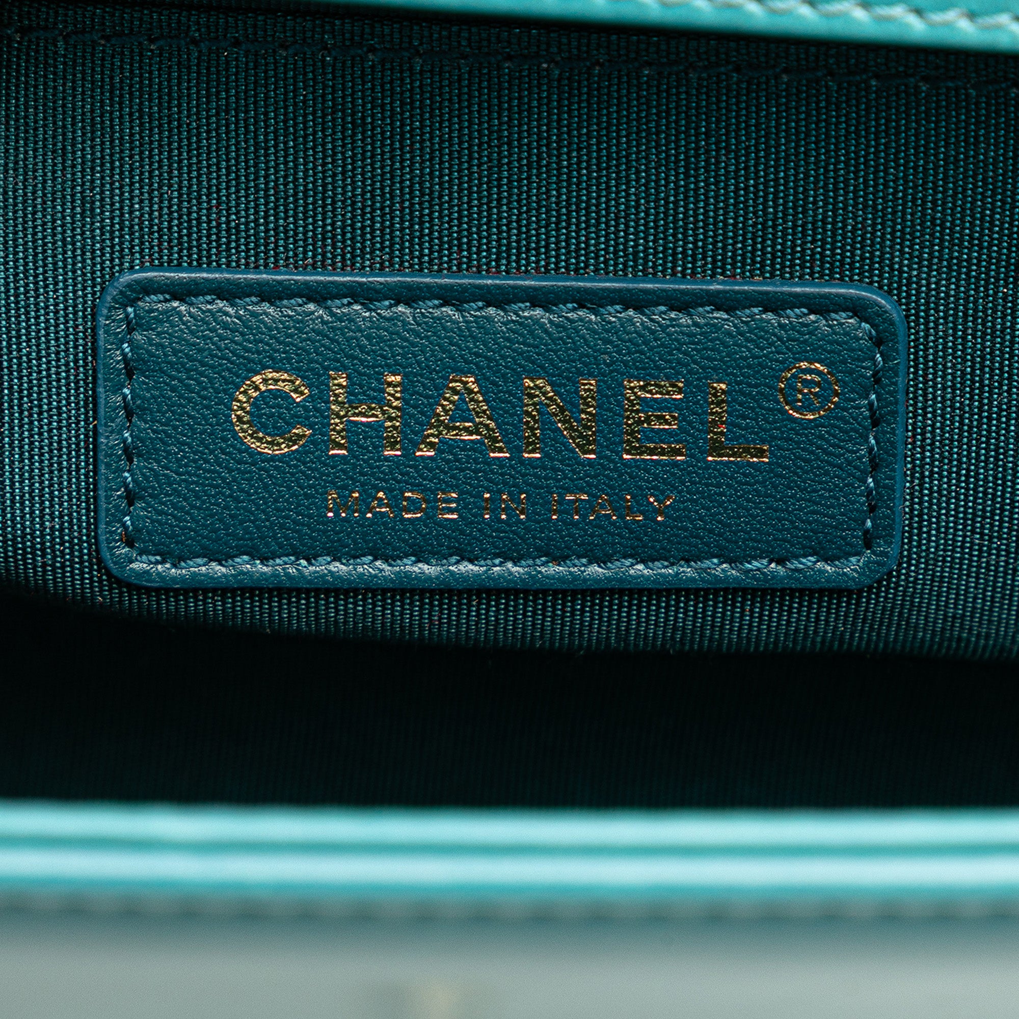 Chanel Small Bicolor Shearling Boy Flap - image 5