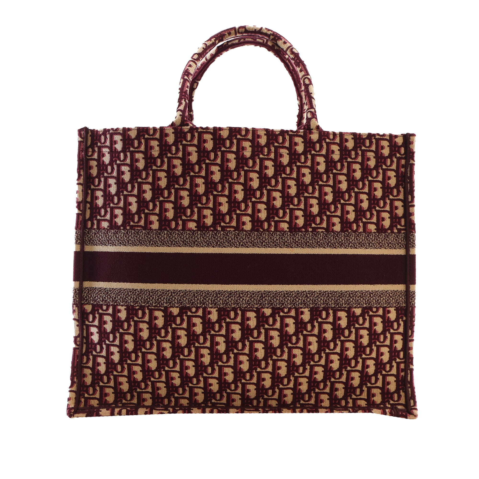 Dior Large Oblique Embroidered Canvas Book Tote - image 2