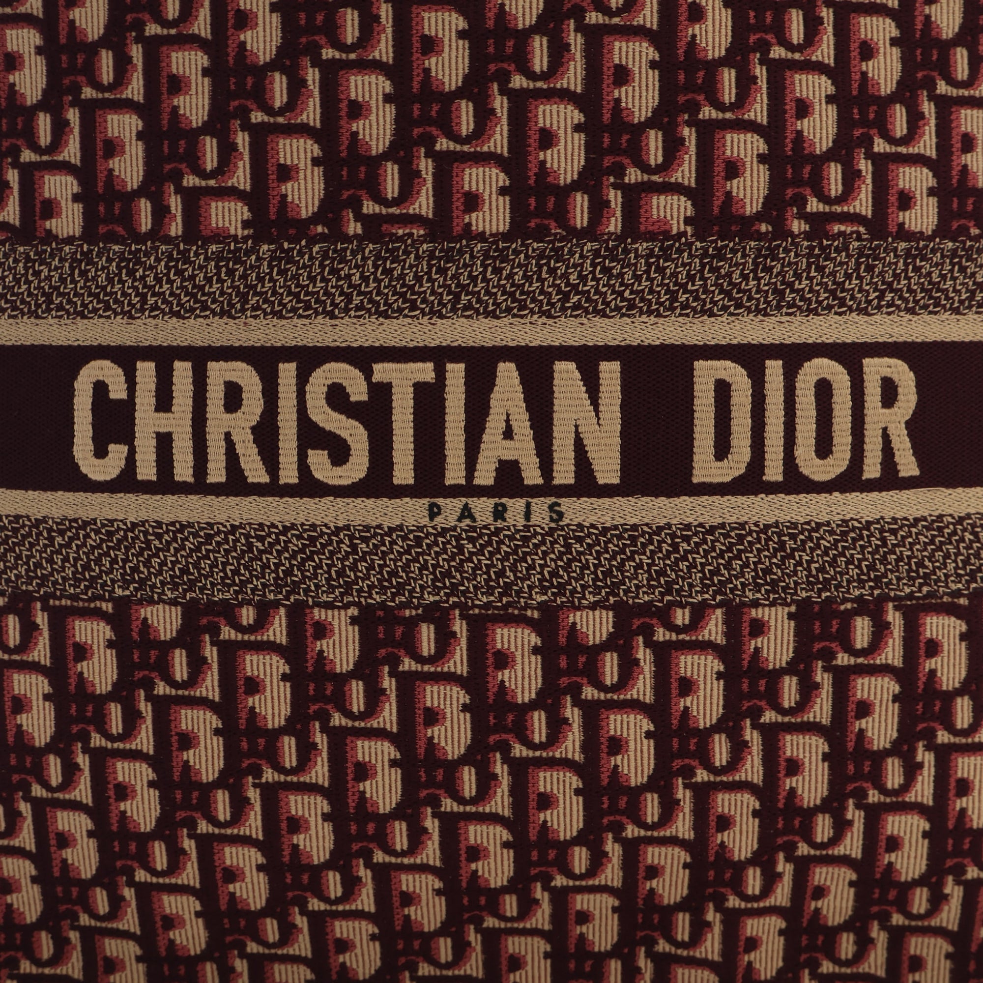 Dior Large Oblique Embroidered Canvas Book Tote - image 6