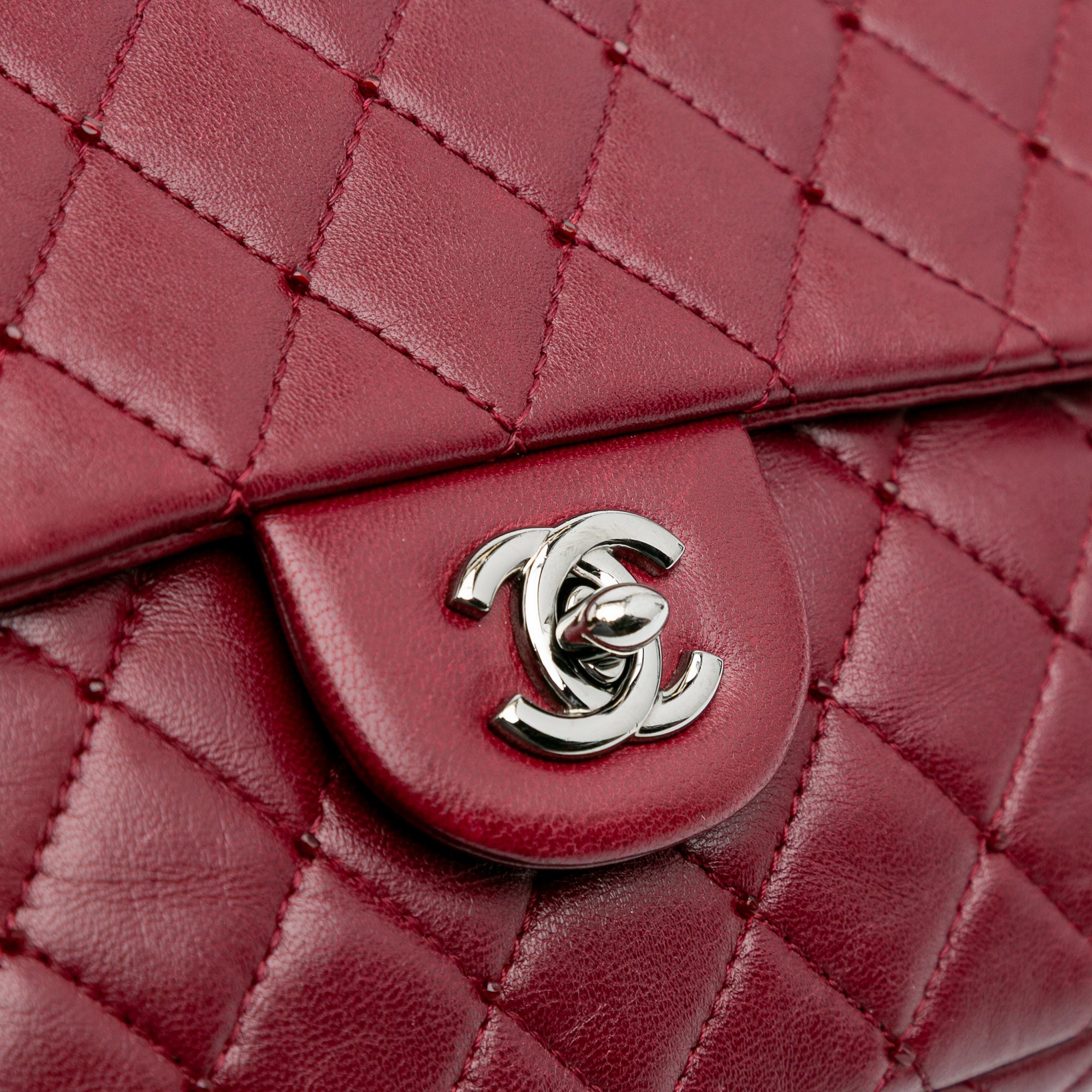 Chanel Small Quilted Lambskin Beaded Single Flap - image 7
