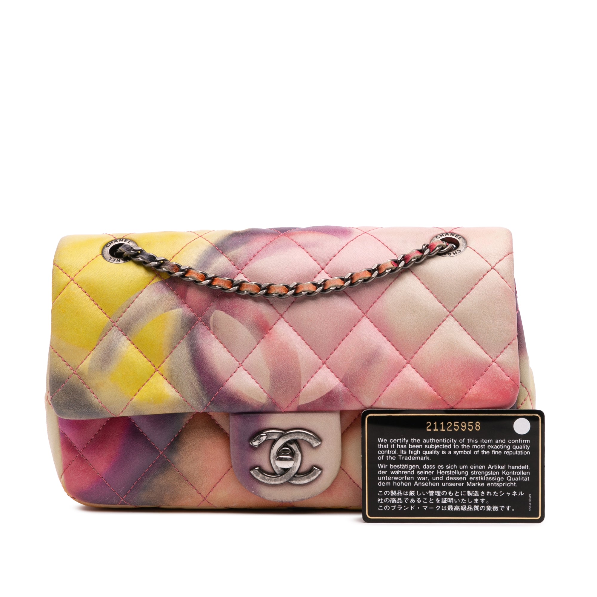 Chanel Small Lambskin Flower Power Single Flap - image 9