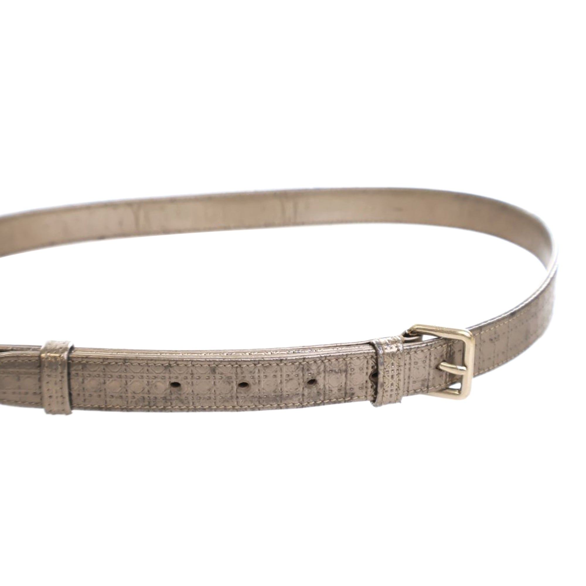 Dior Medium Metallic Patent Microcannage Lady Dior - image 13