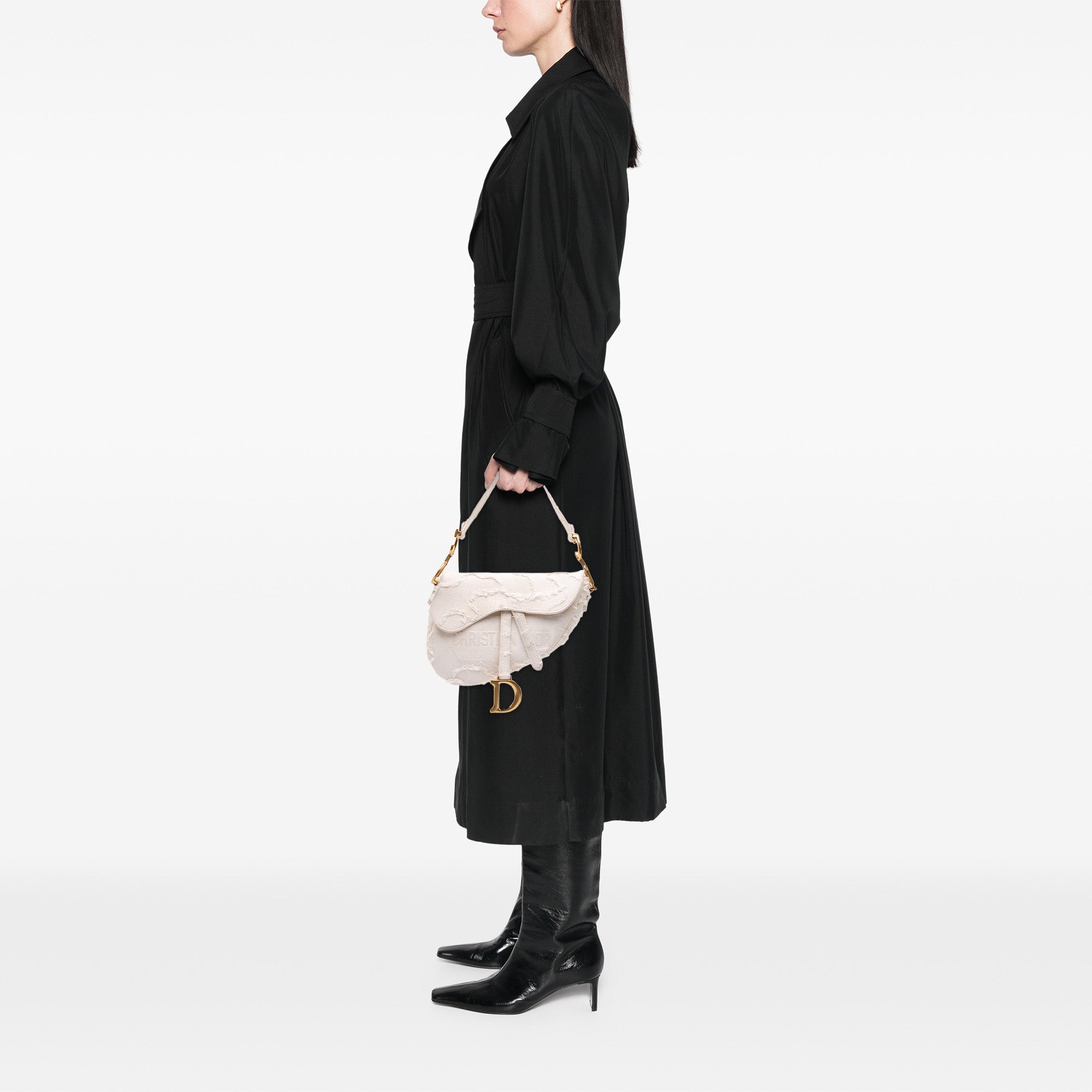 Dior Ultra Matte Calfskin Saddle Bag - image 8