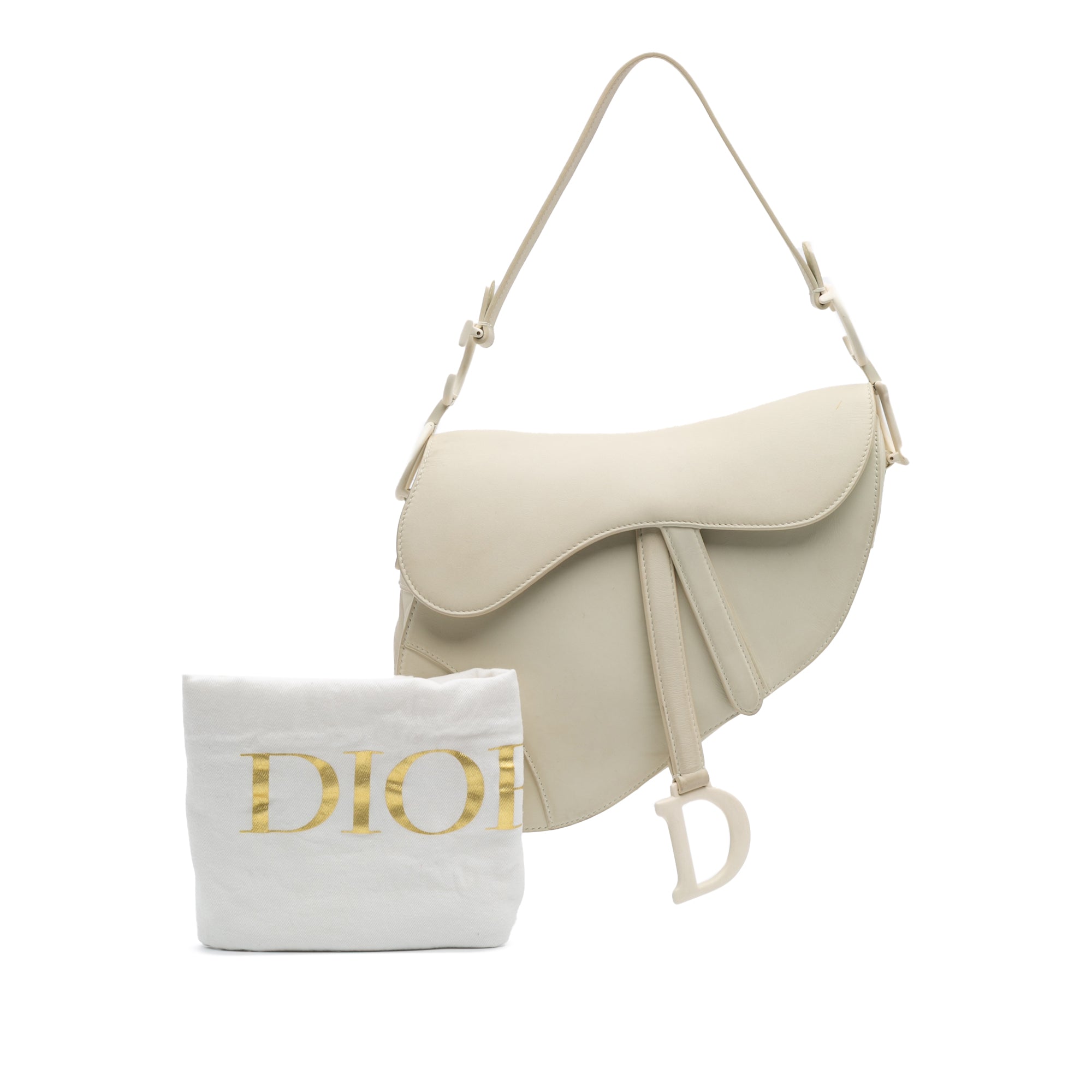Dior Ultra Matte Calfskin Saddle Bag - image 9