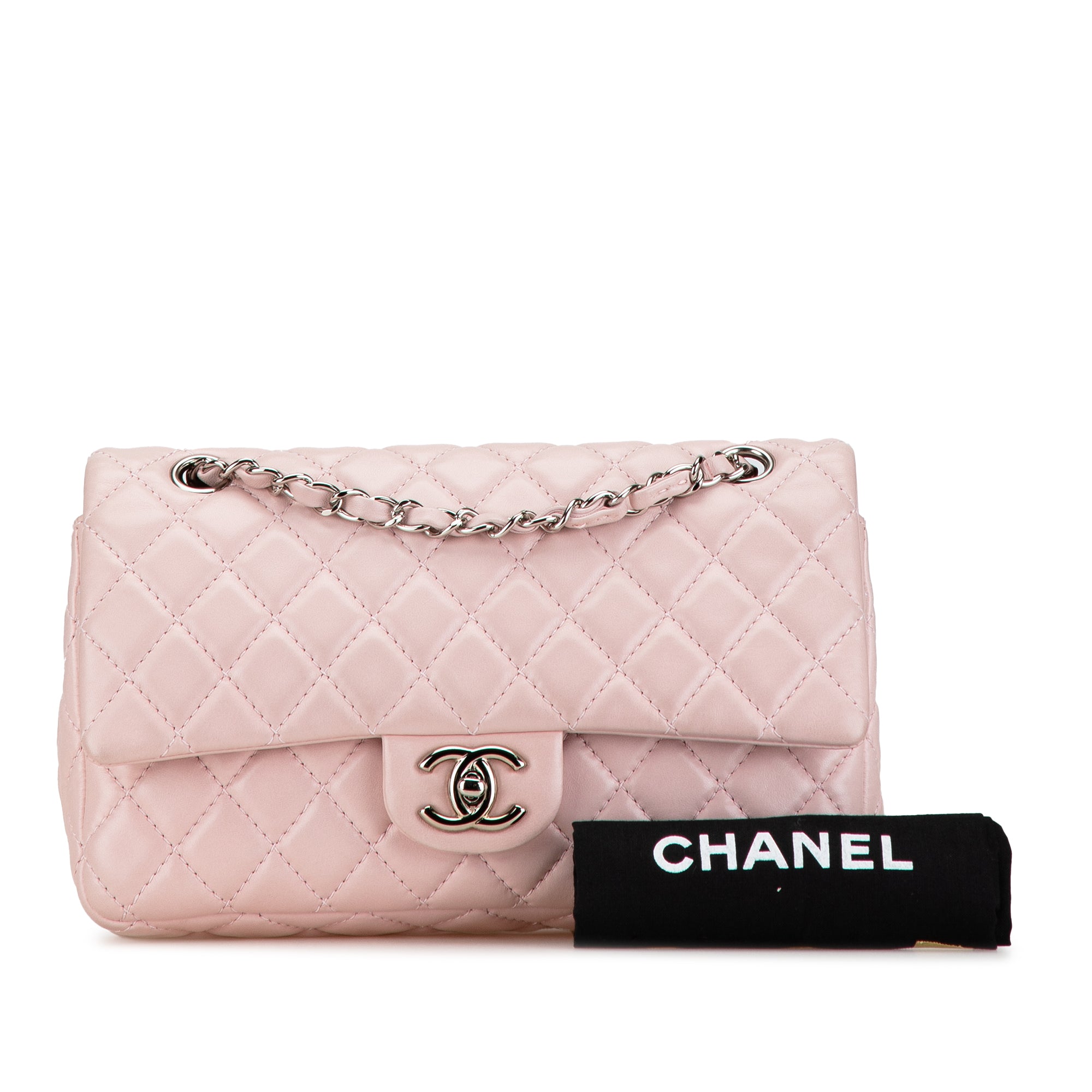 Chanel Medium Classic Lambskin Double Flap - image 10