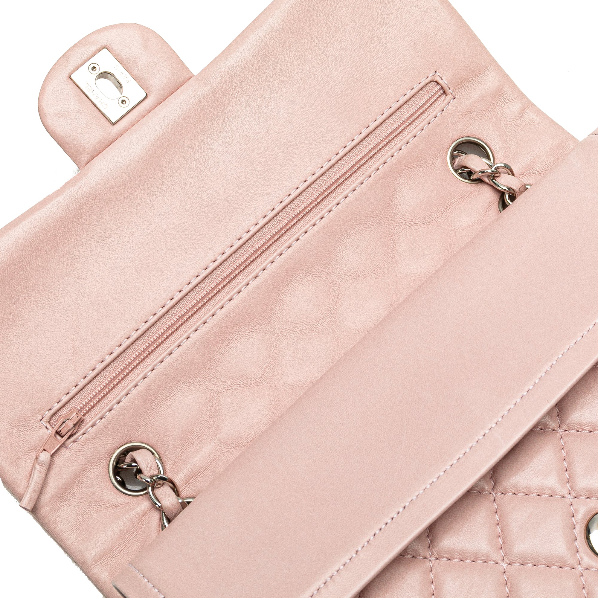 Chanel Medium Classic Lambskin Double Flap - image 6