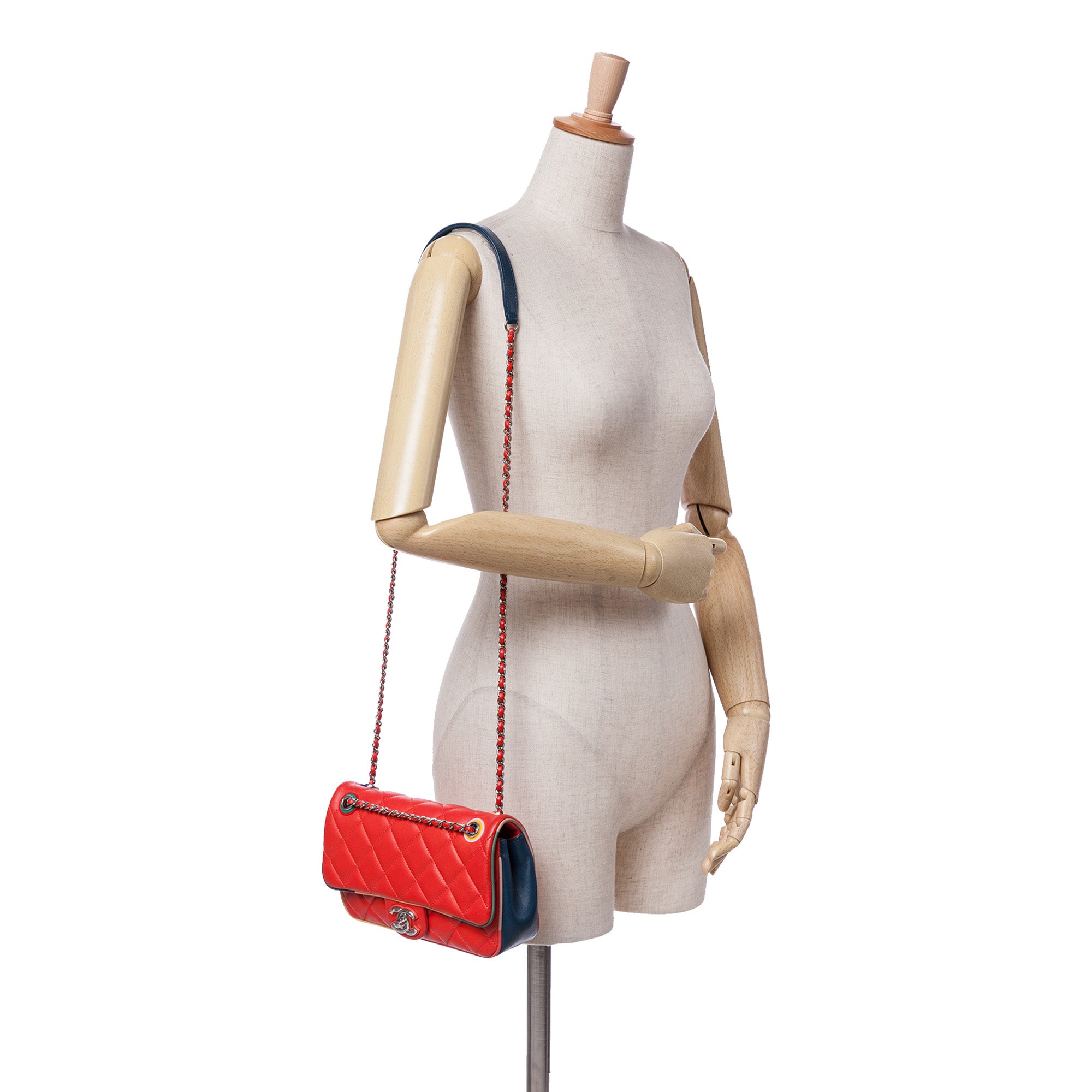 Chanel Small Quilted Lambskin Cuba Color Flap - image 10