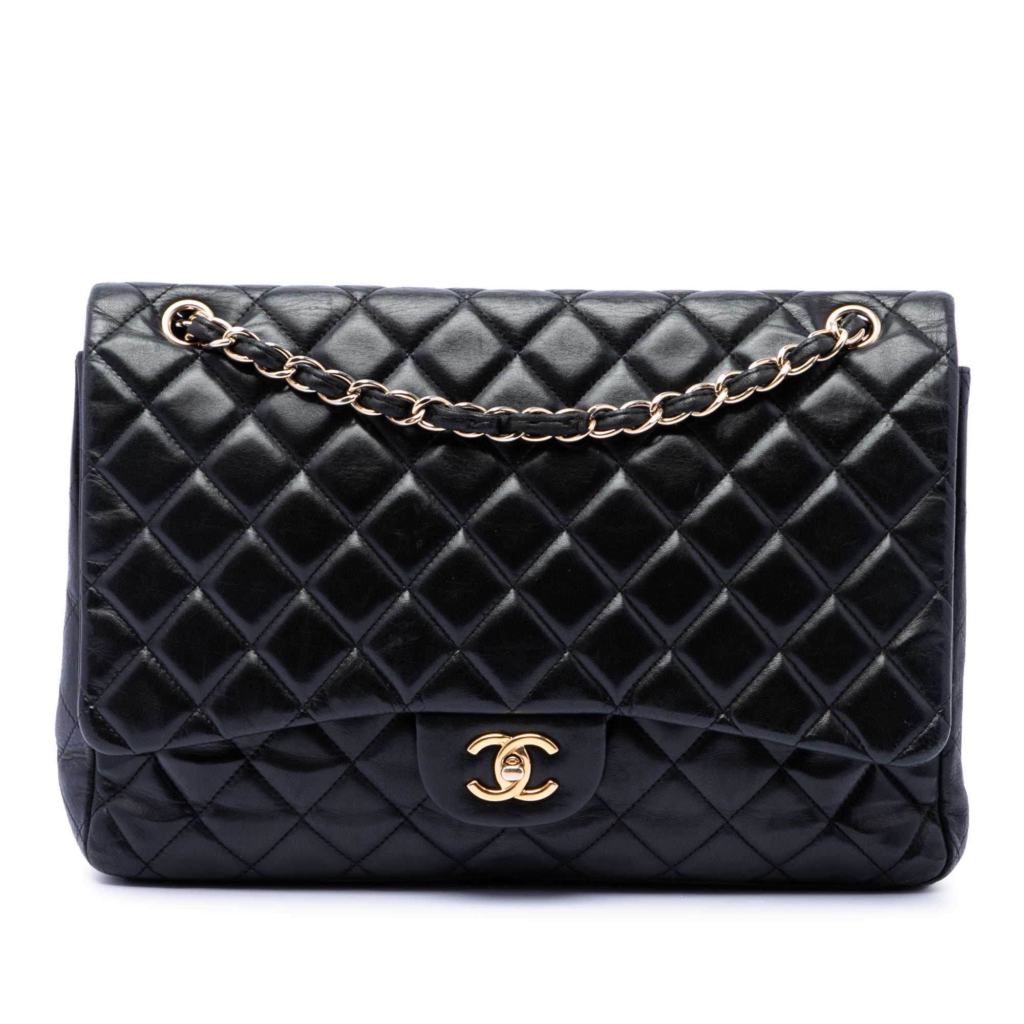 Chanel Maxi Classic Lambskin Single Flap - image 1