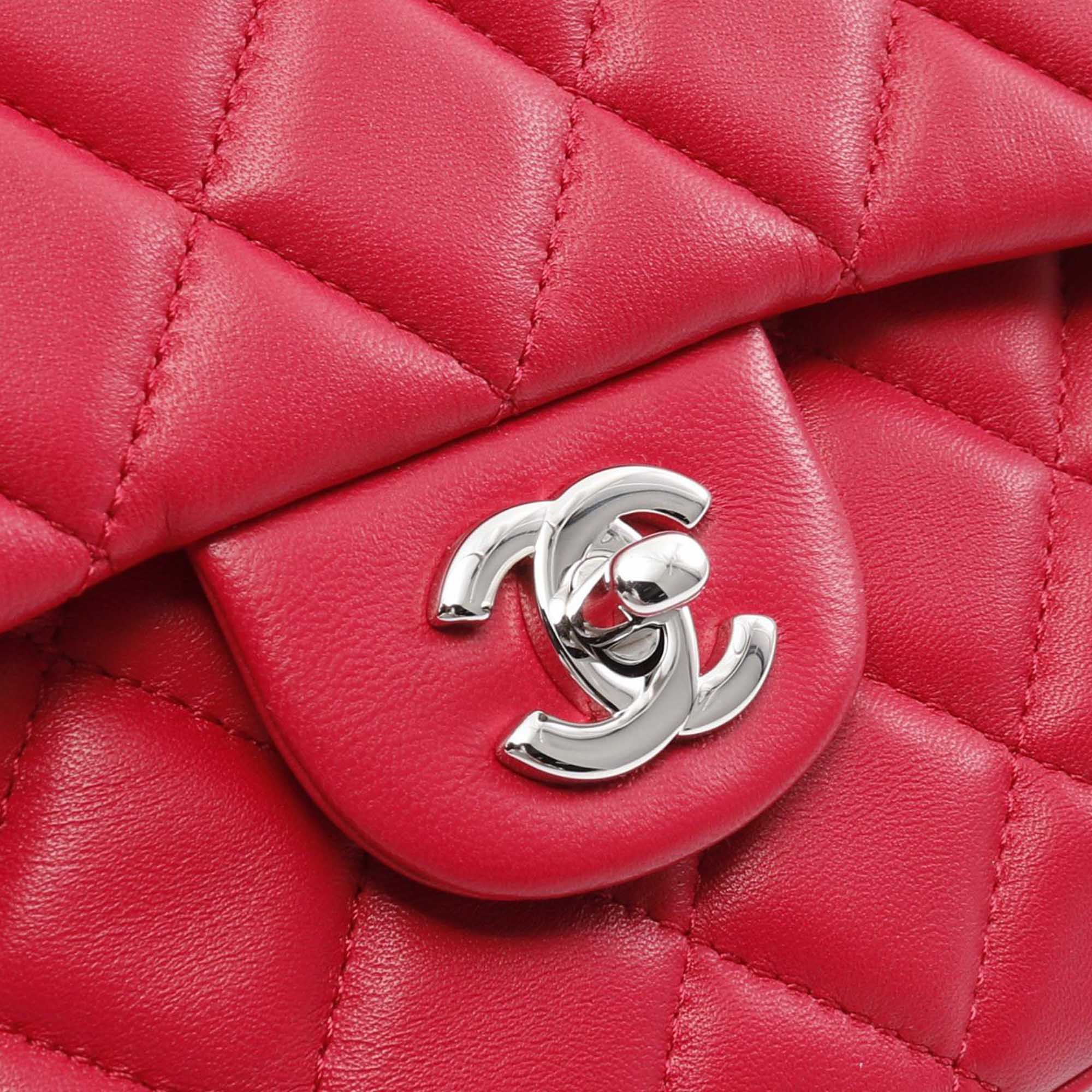 Chanel Jumbo Quilted Lambskin 3 Accordion Flap - image 6