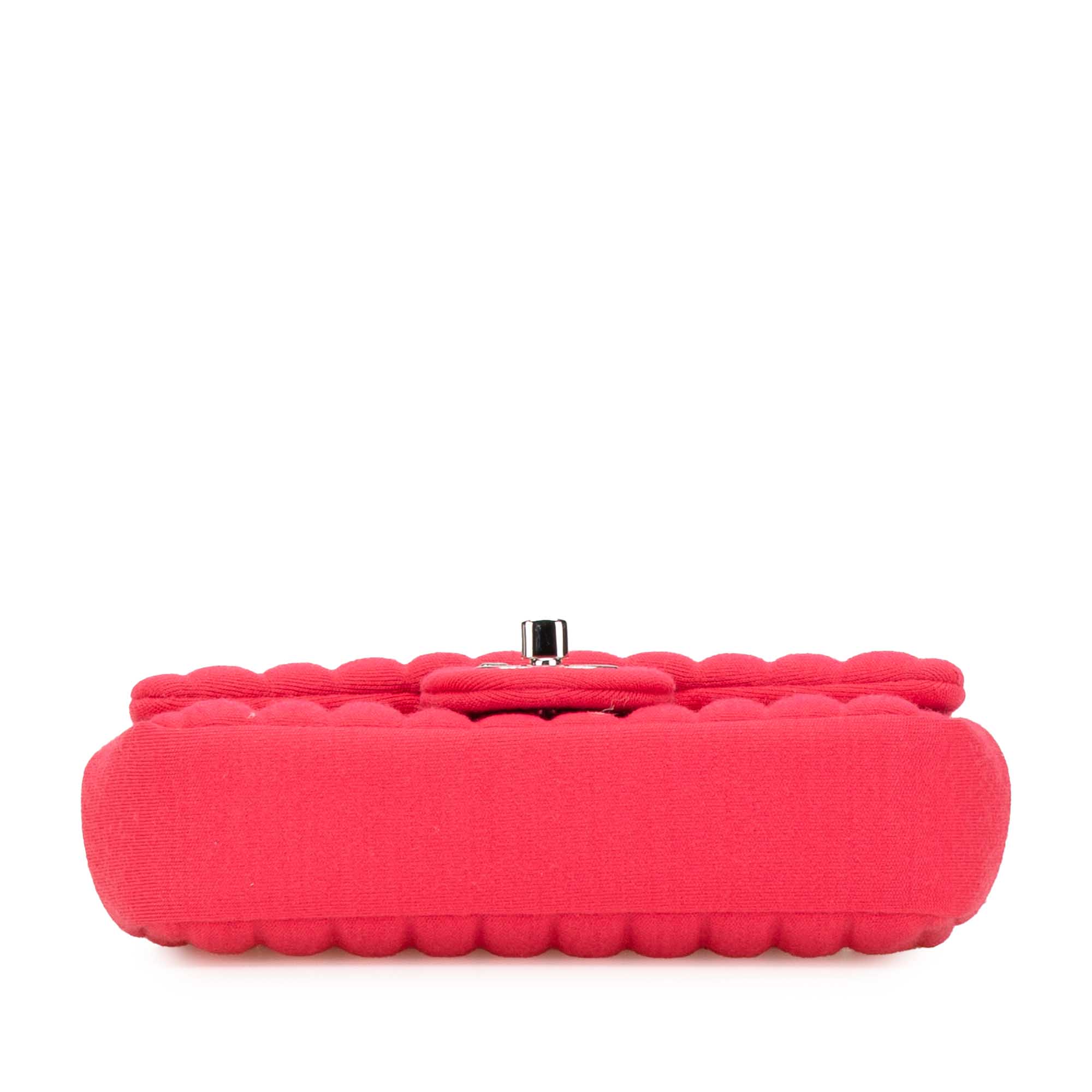 Chanel Mini Vertical Quilted Jersey Single Flap - image 3