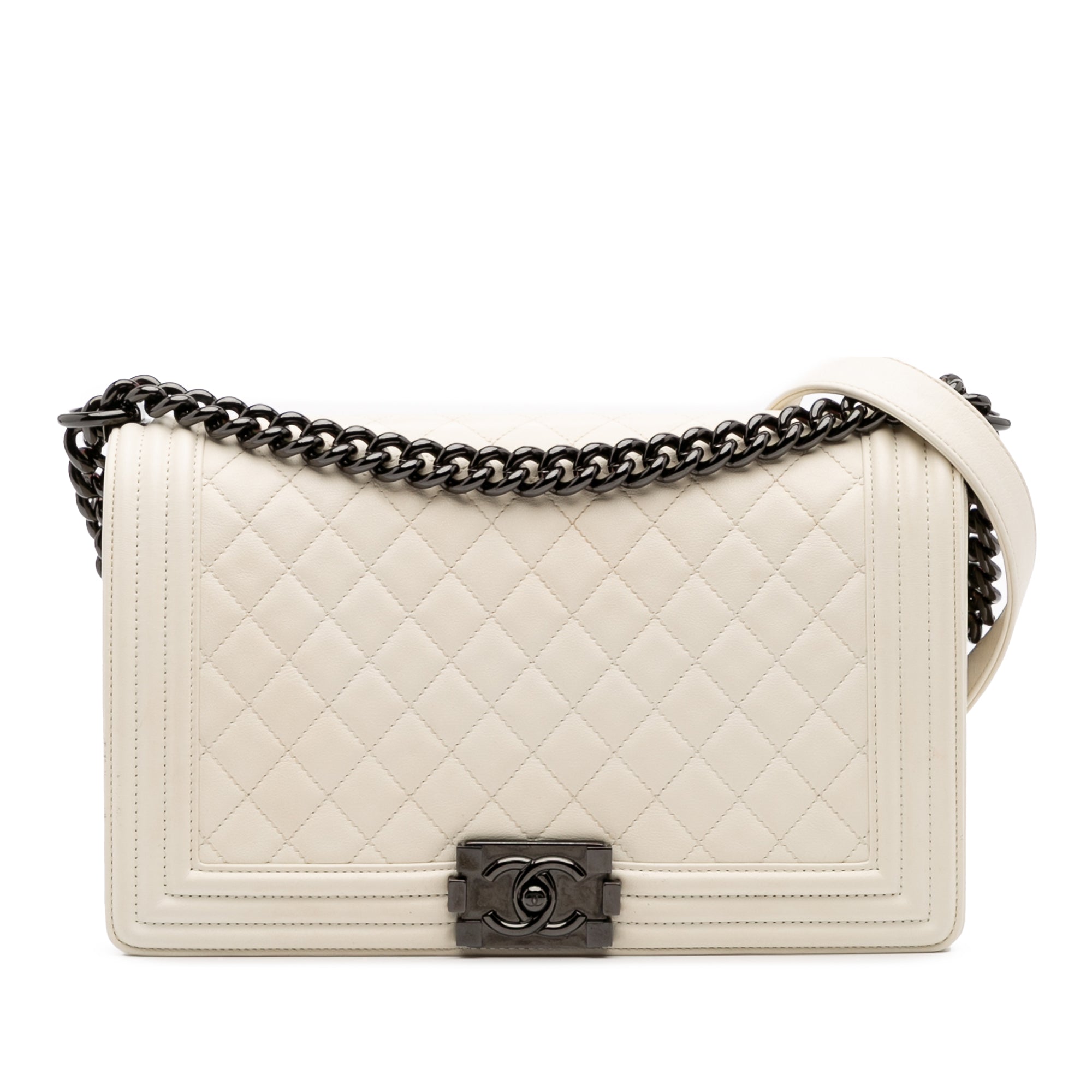 Chanel Medium Quilted Lambskin Boy Flap - image 1