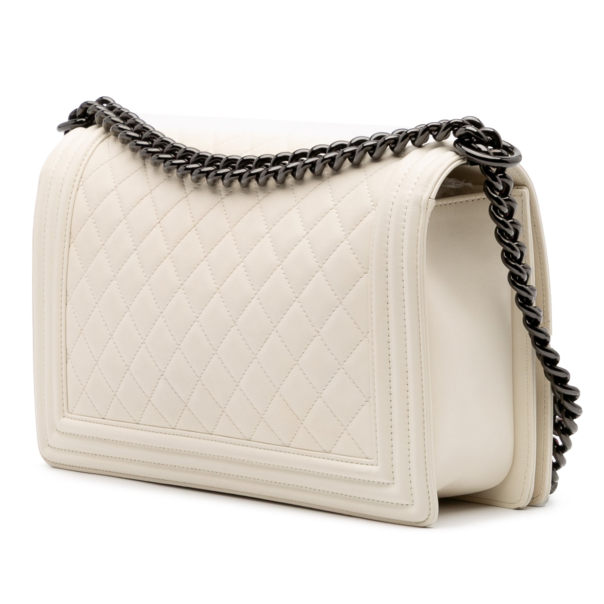 Chanel Medium Quilted Lambskin Boy Flap - image 2