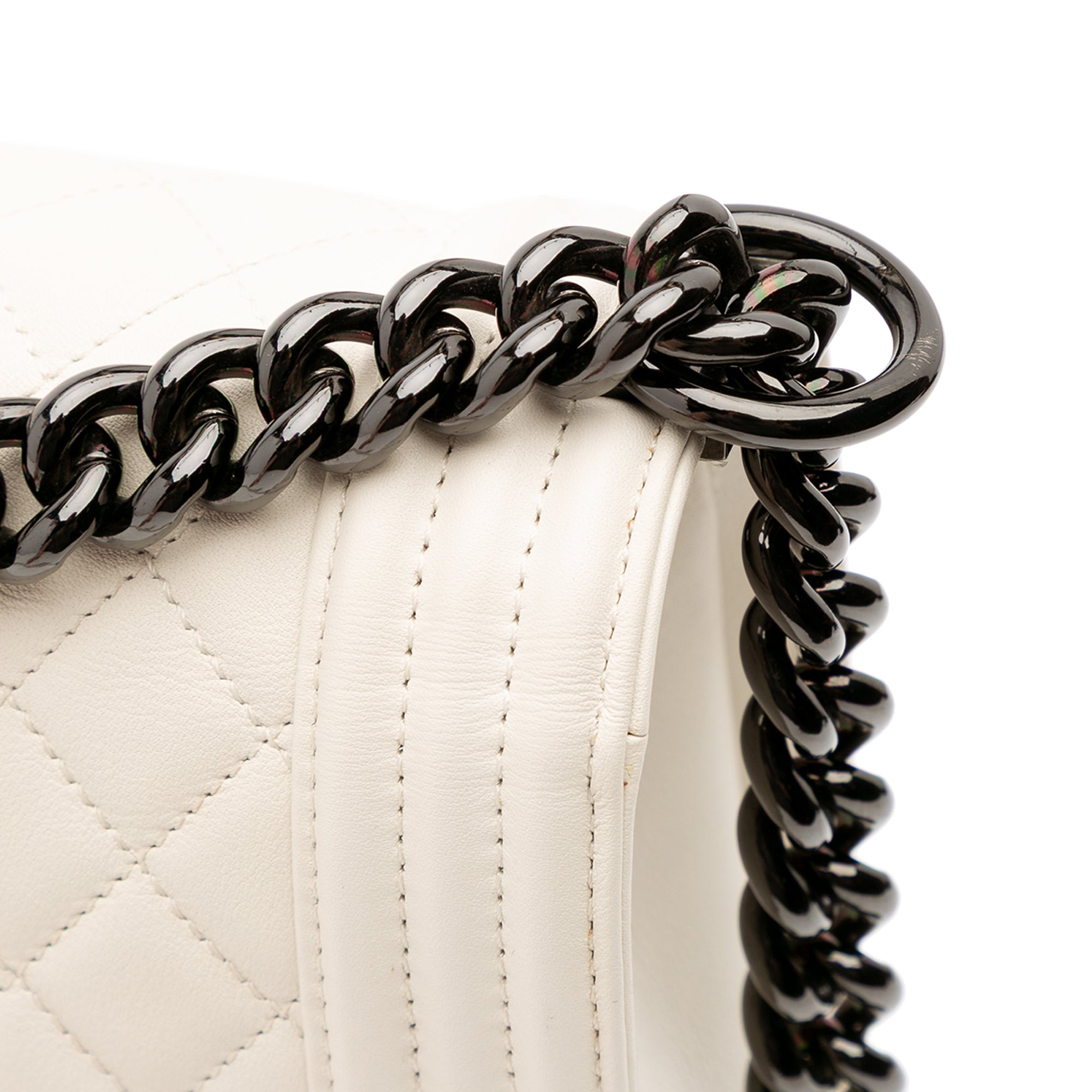 Chanel Medium Quilted Lambskin Boy Flap - image 9