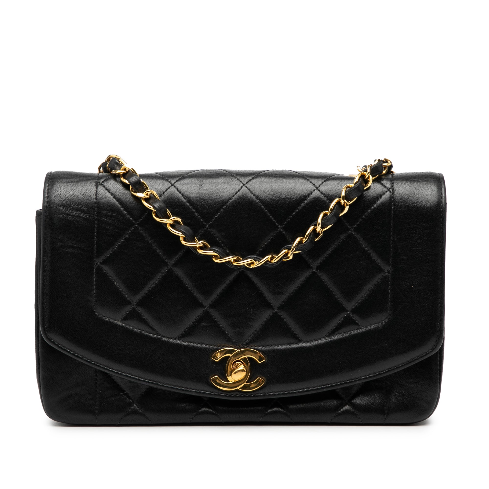 Chanel Small Lambskin Diana Flap - image 1