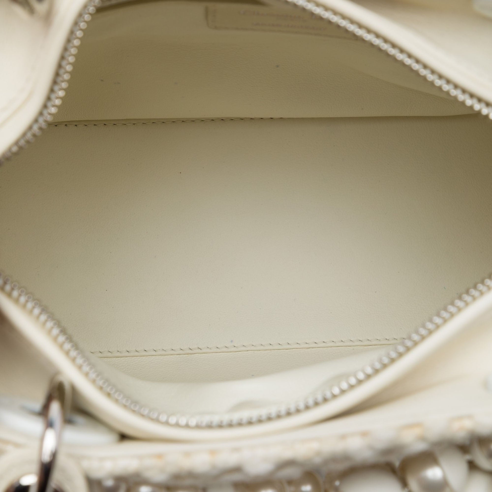 Dior Medium Tweed Pearl Lady Dior - image 4