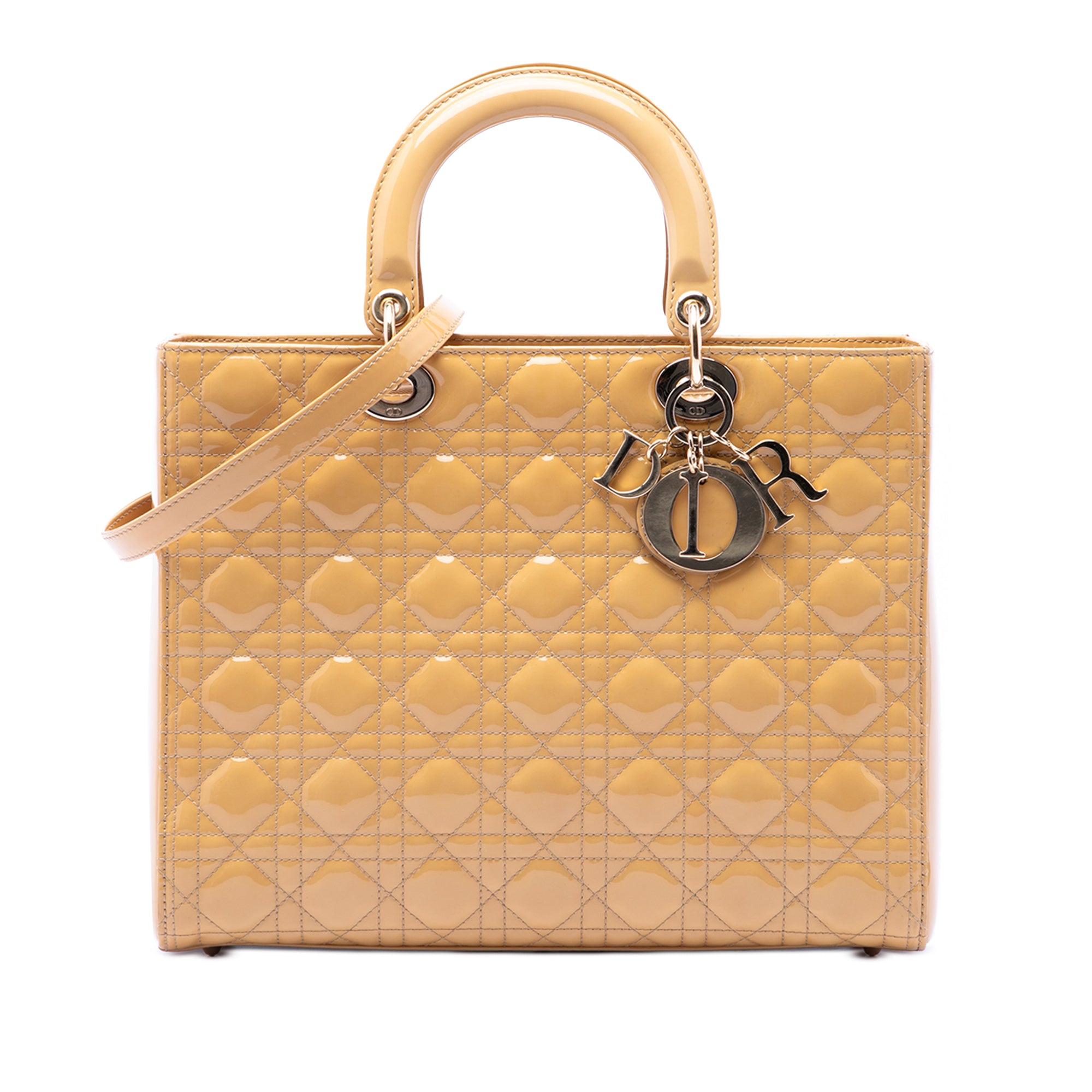 Dior Large Patent Cannage Lady Dior - image 1