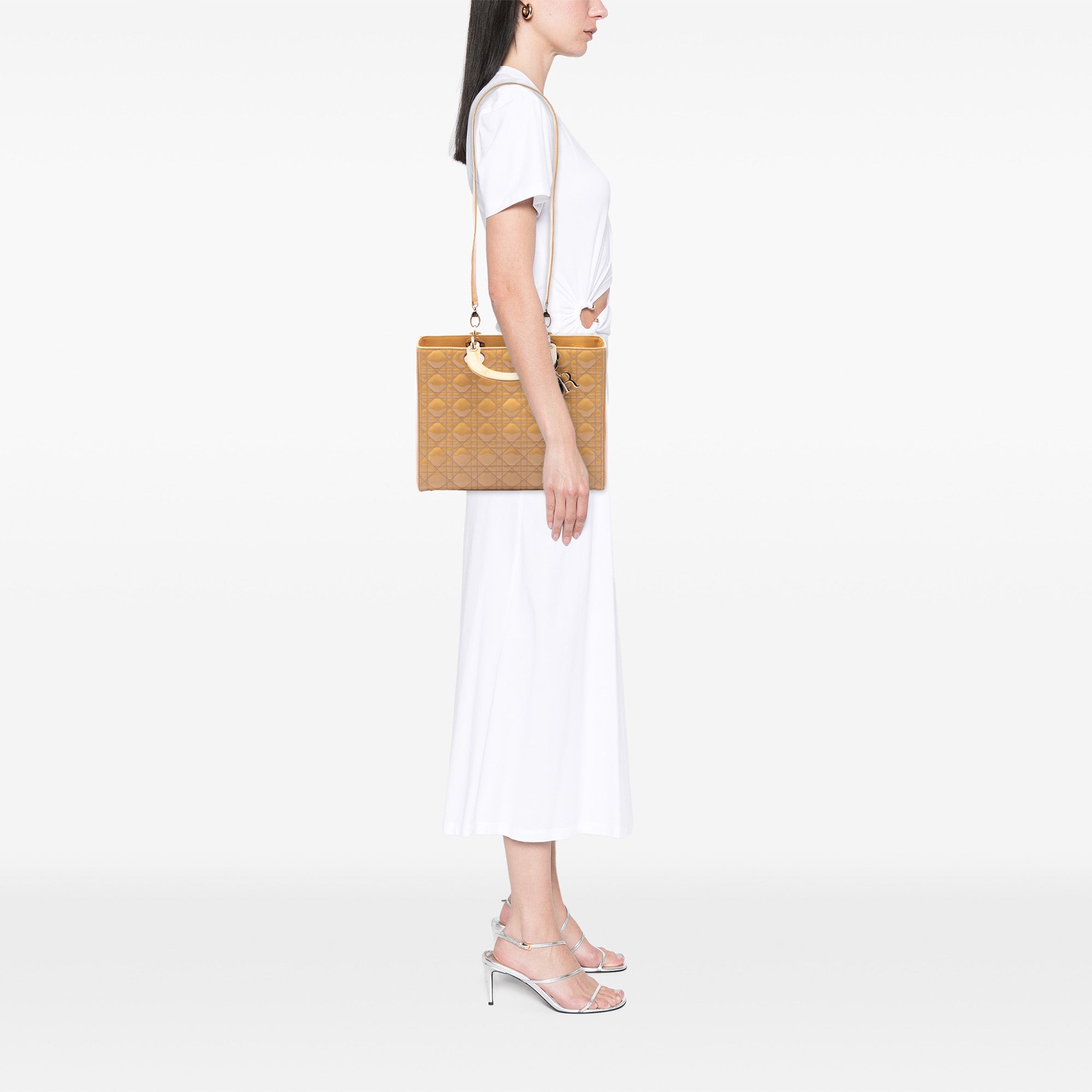 Dior Large Patent Cannage Lady Dior - image 6