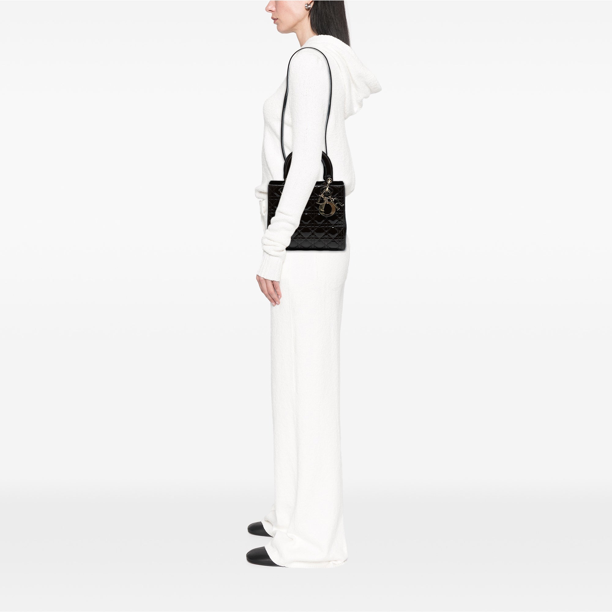 Dior Medium Patent Cannage Lady Dior - image 7