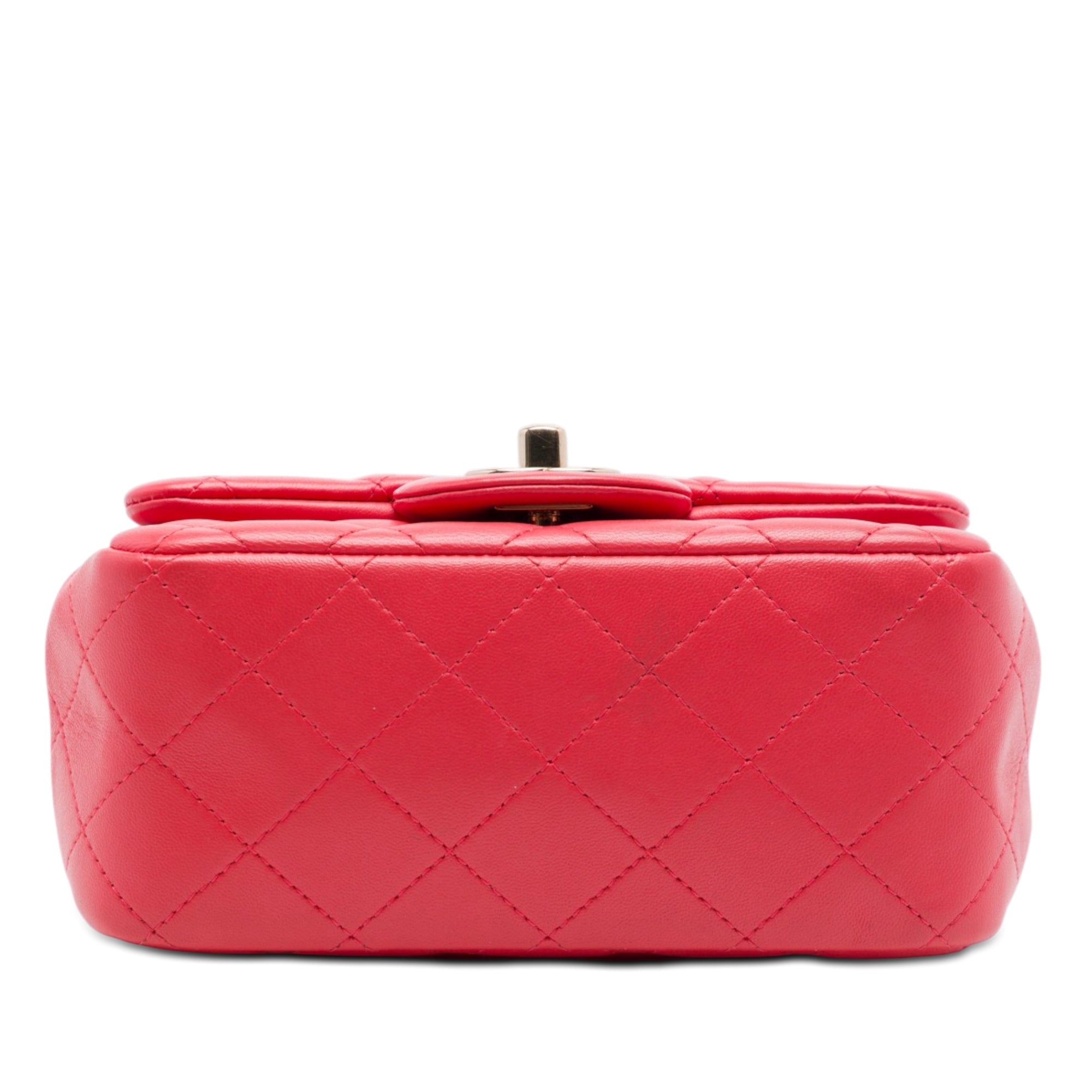 Chanel Mini Square Classic Lambskin Single Flap - image 3