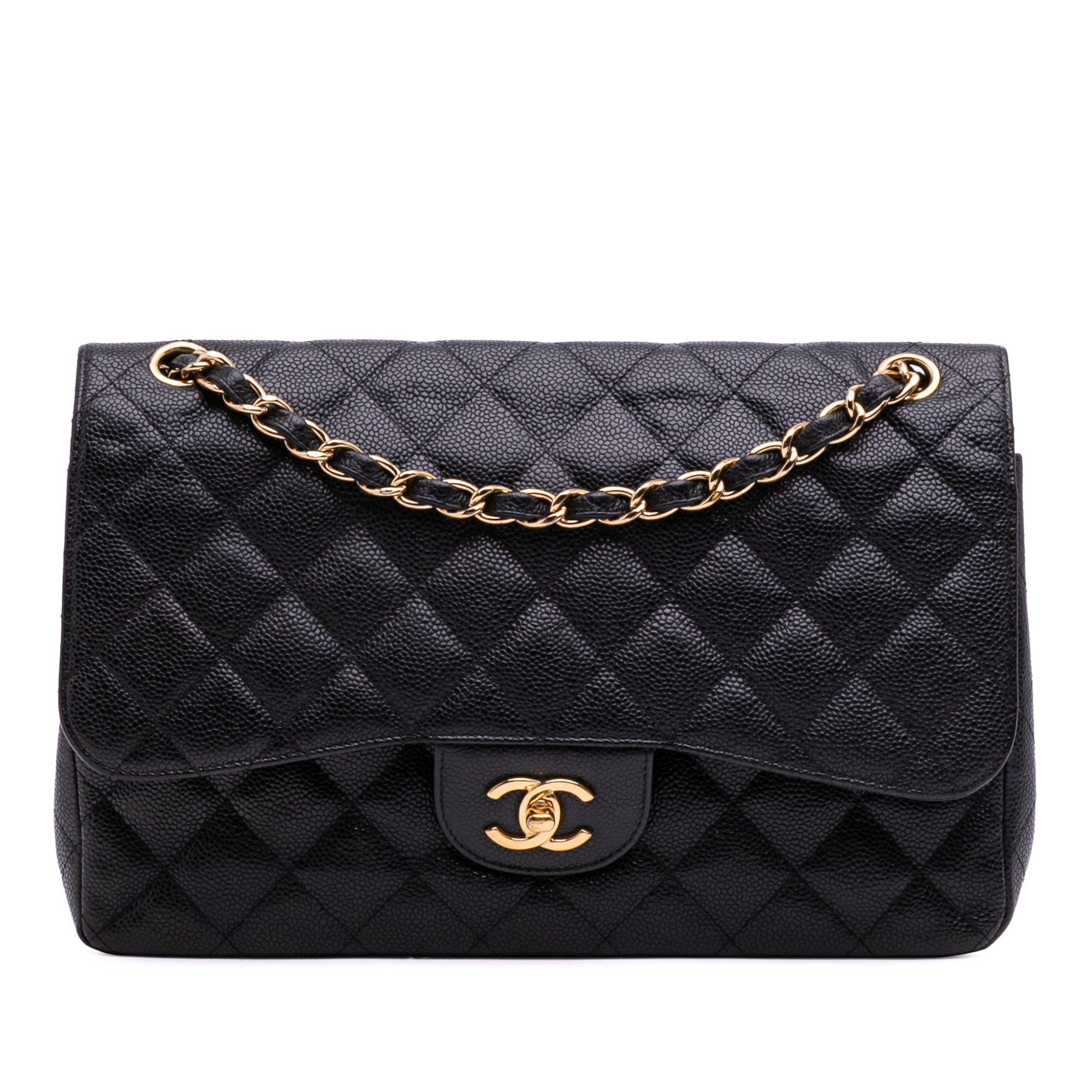 Chanel Jumbo Classic Caviar Double Flap - image 1