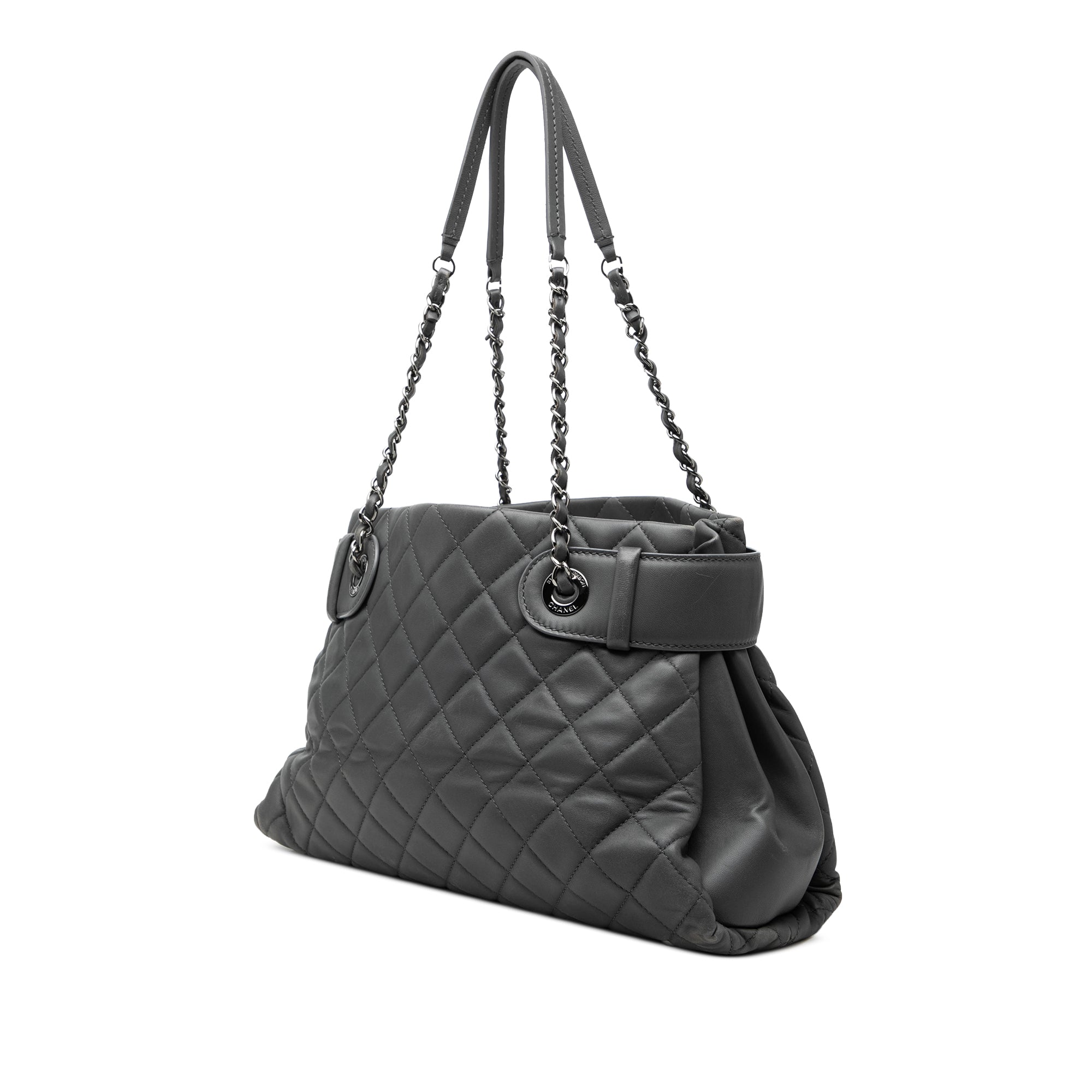 Chanel Small Quilted Lambskin Coco Loop Tote - image 2