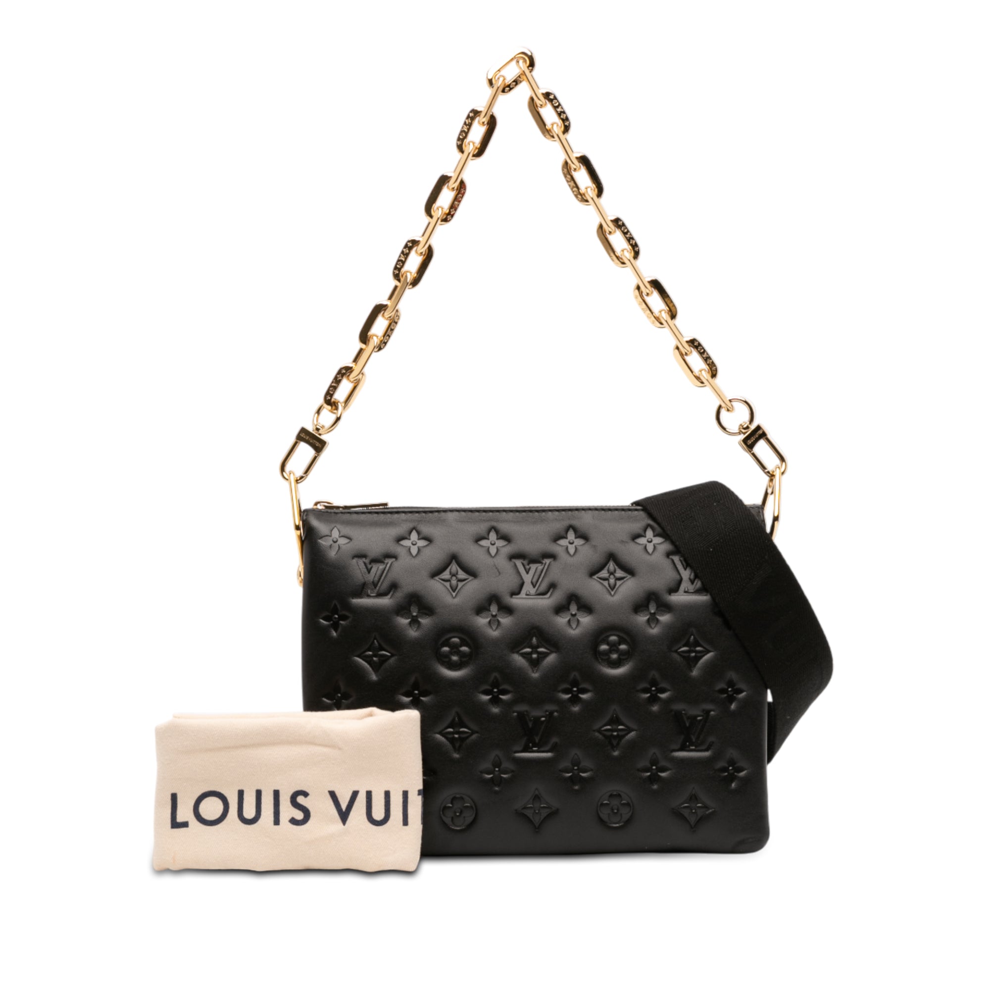 Louis Vuitton Monogram Embossed Puffy Lambskin Coussin PM - image 11