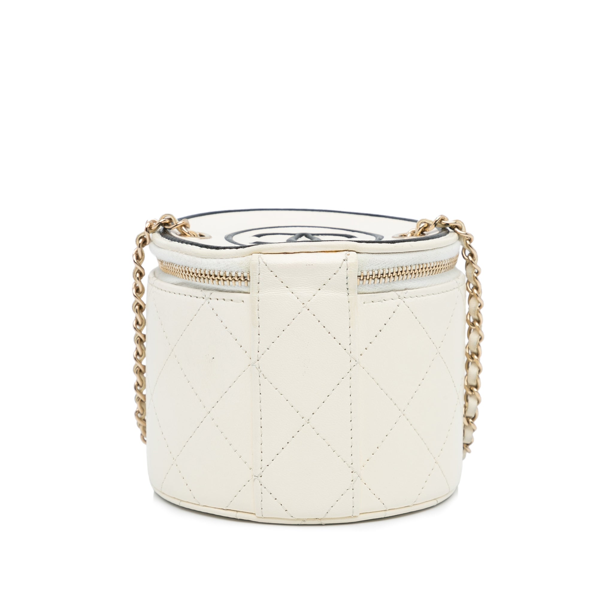 Chanel Lambskin Chain and Charm Vanity Case - image 3