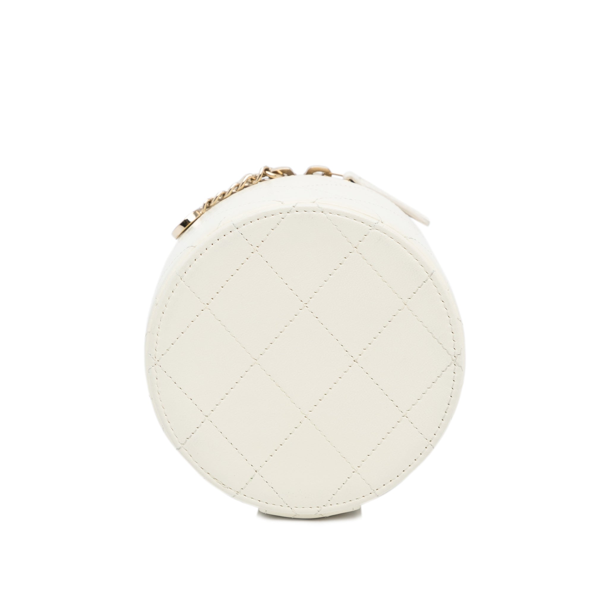Chanel Lambskin Chain and Charm Vanity Case - image 4