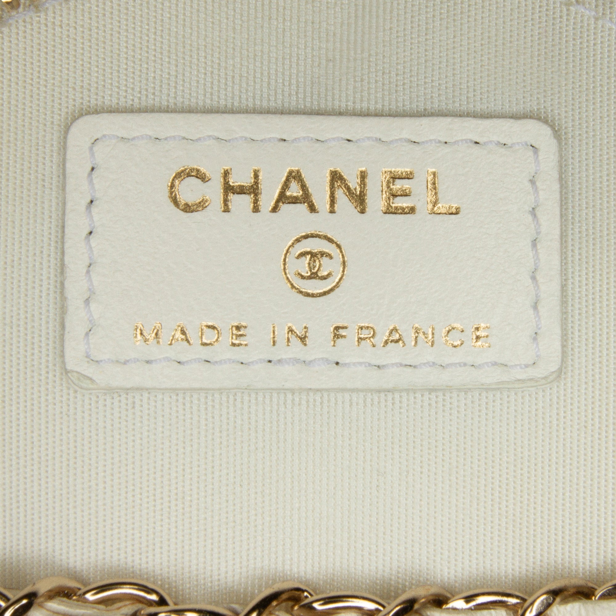 Chanel Lambskin Chain and Charm Vanity Case - image 6