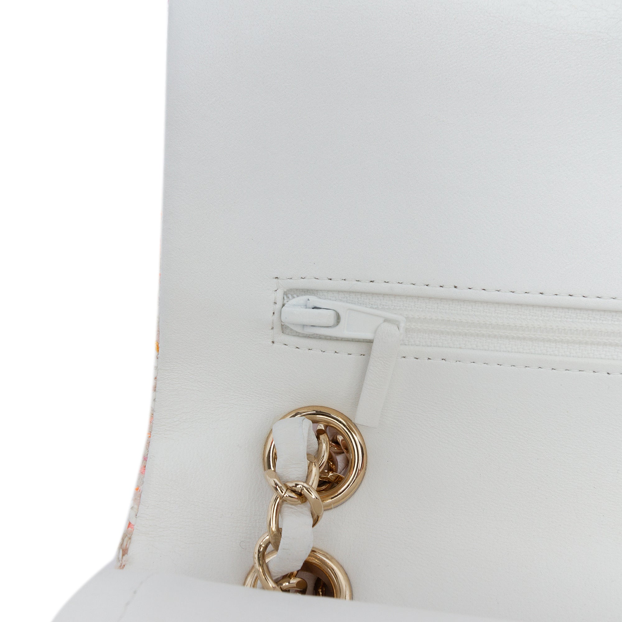 Chanel Medium Classic Tweed Sequin Braided Double Flap - image 5