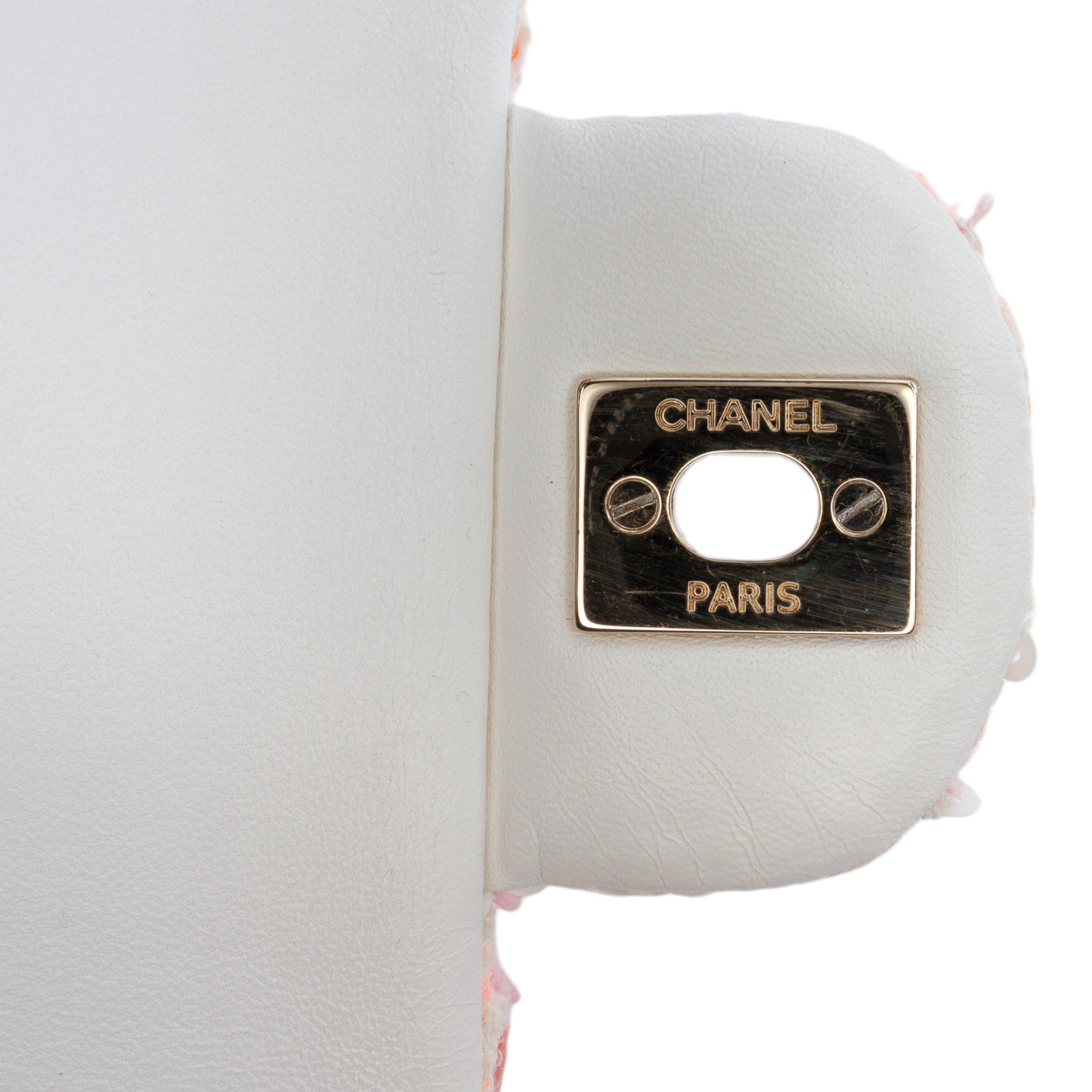 Chanel Medium Classic Tweed Sequin Braided Double Flap - image 8
