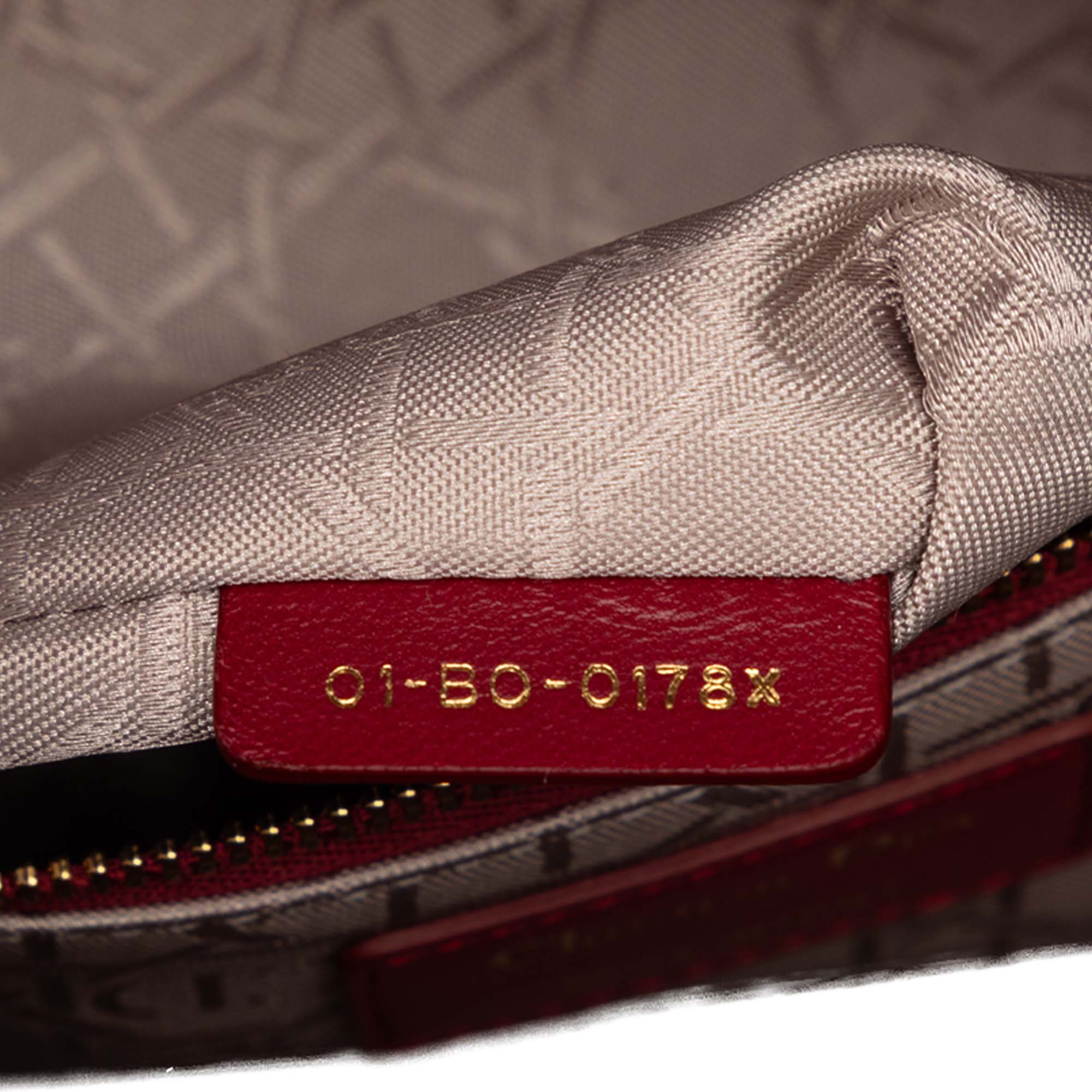 Dior Large Lambskin Cannage Lady Dior - image 6