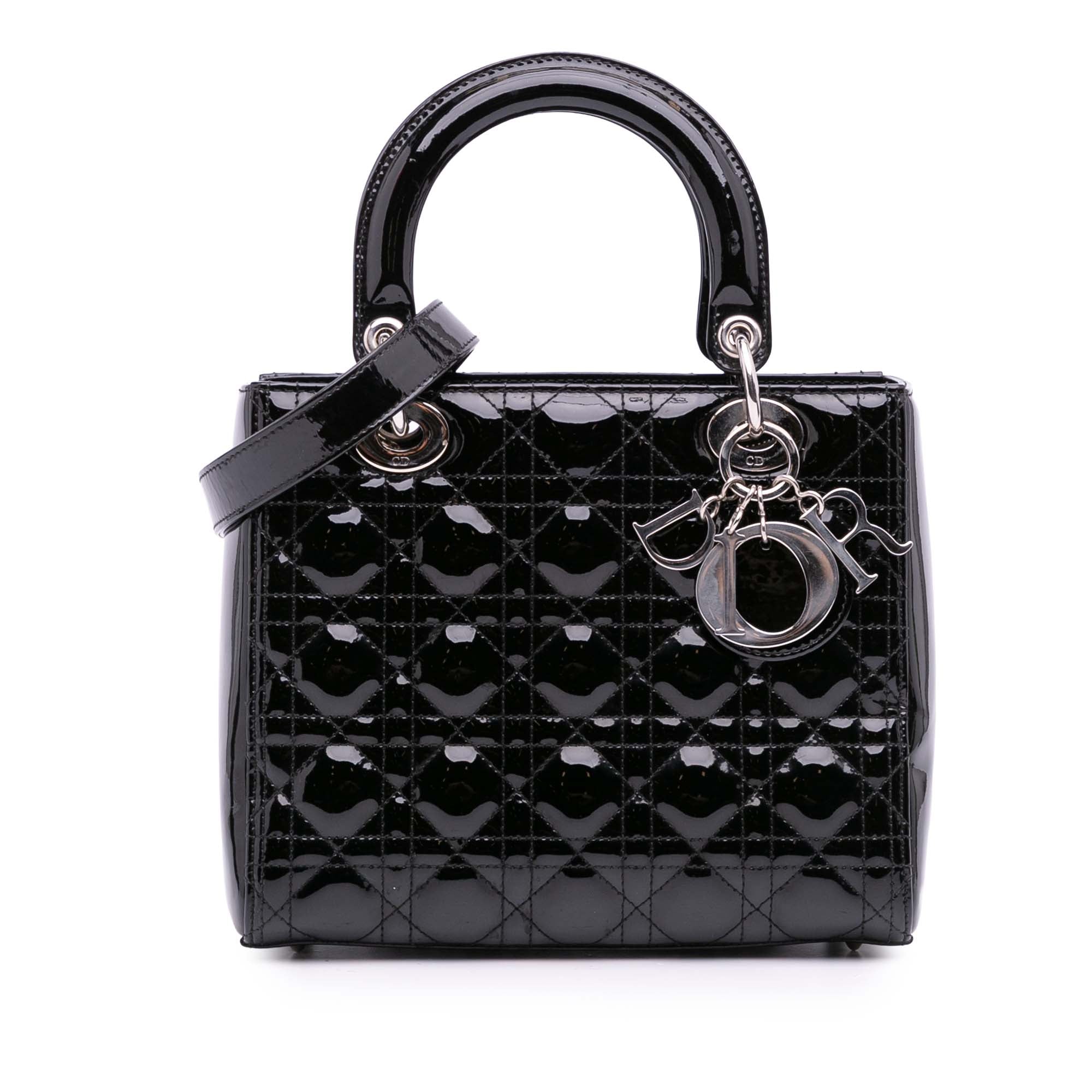 Dior Medium Patent Cannage Lady Dior - image 1