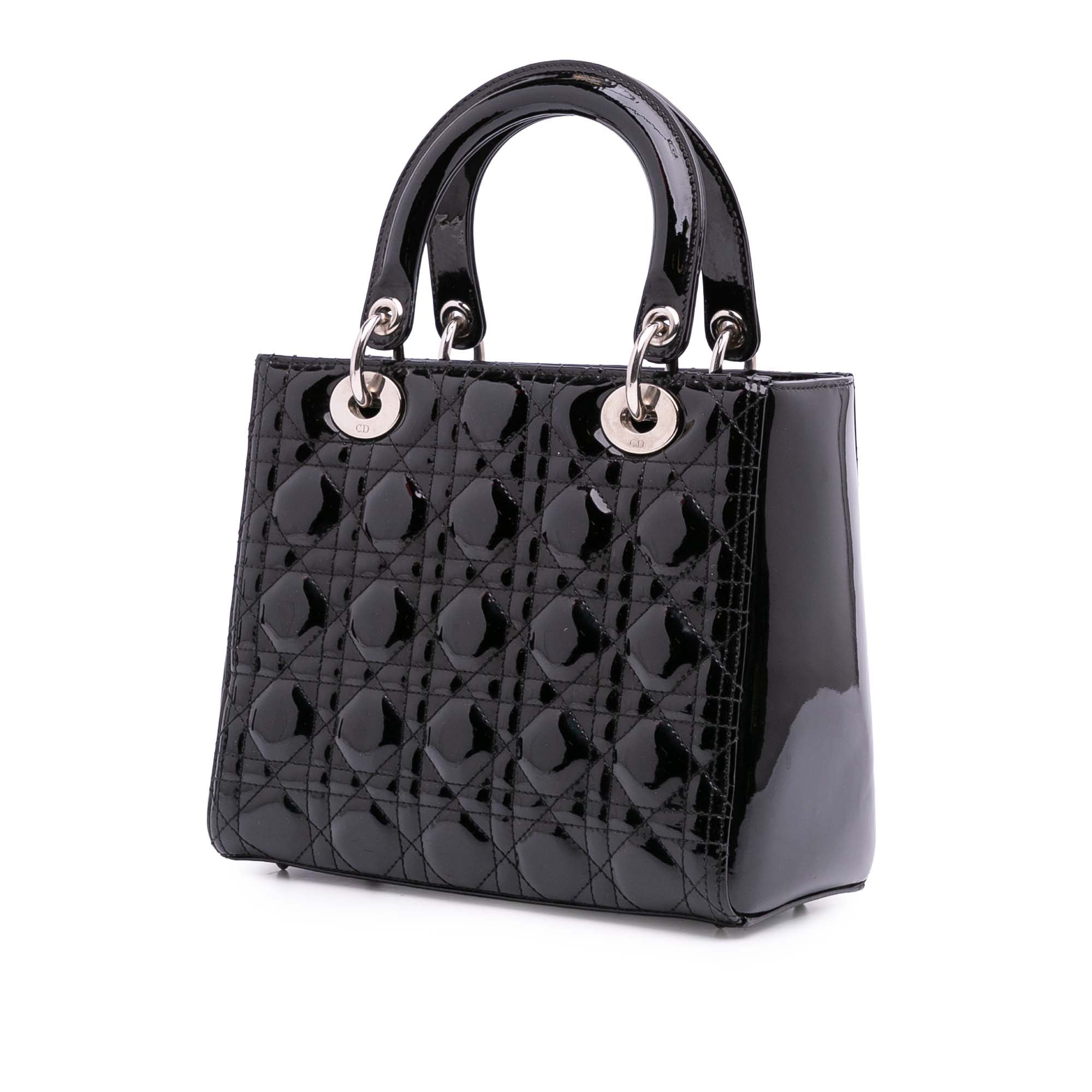 Dior Medium Patent Cannage Lady Dior - image 2
