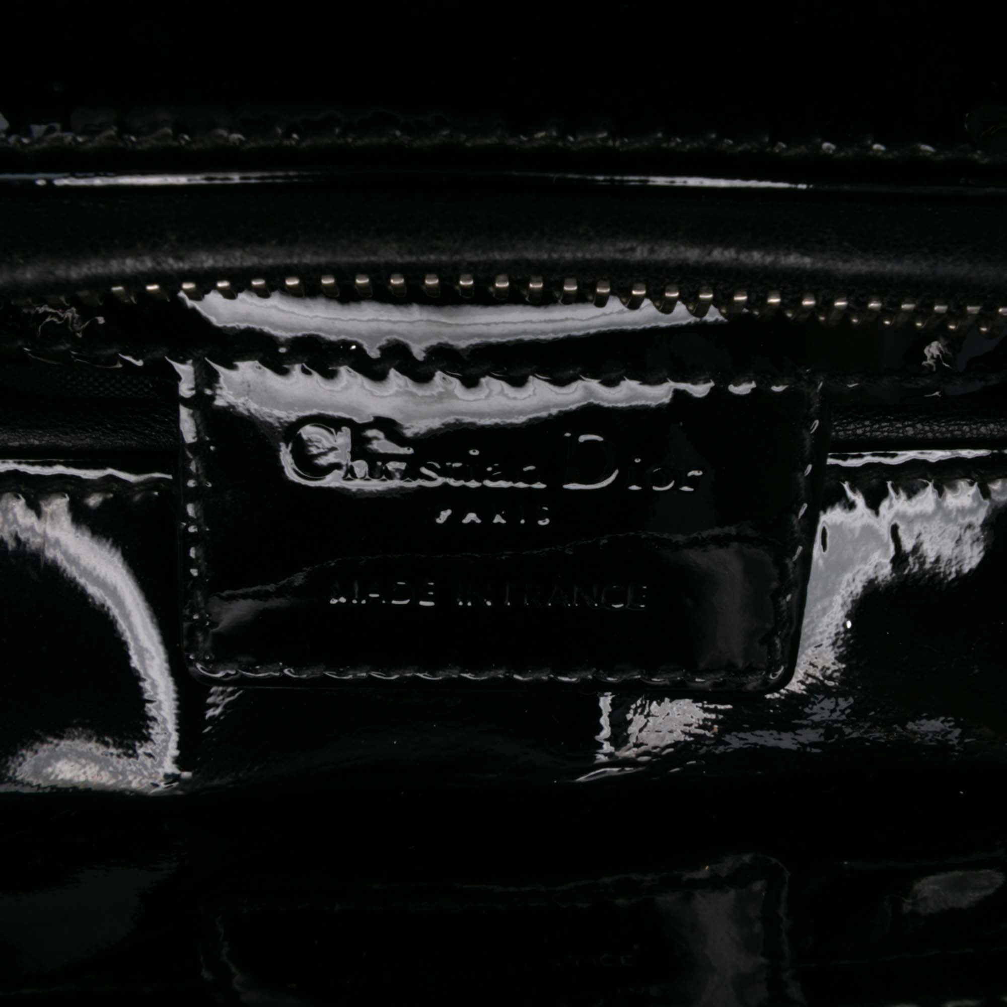 Dior Medium Patent Cannage Lady Dior - image 5