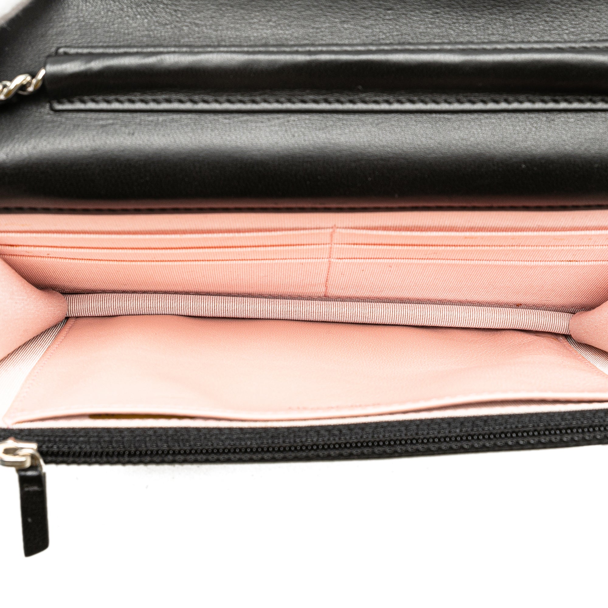 Chanel CC Microquilted Lambskin Wallet On Chain - image 4