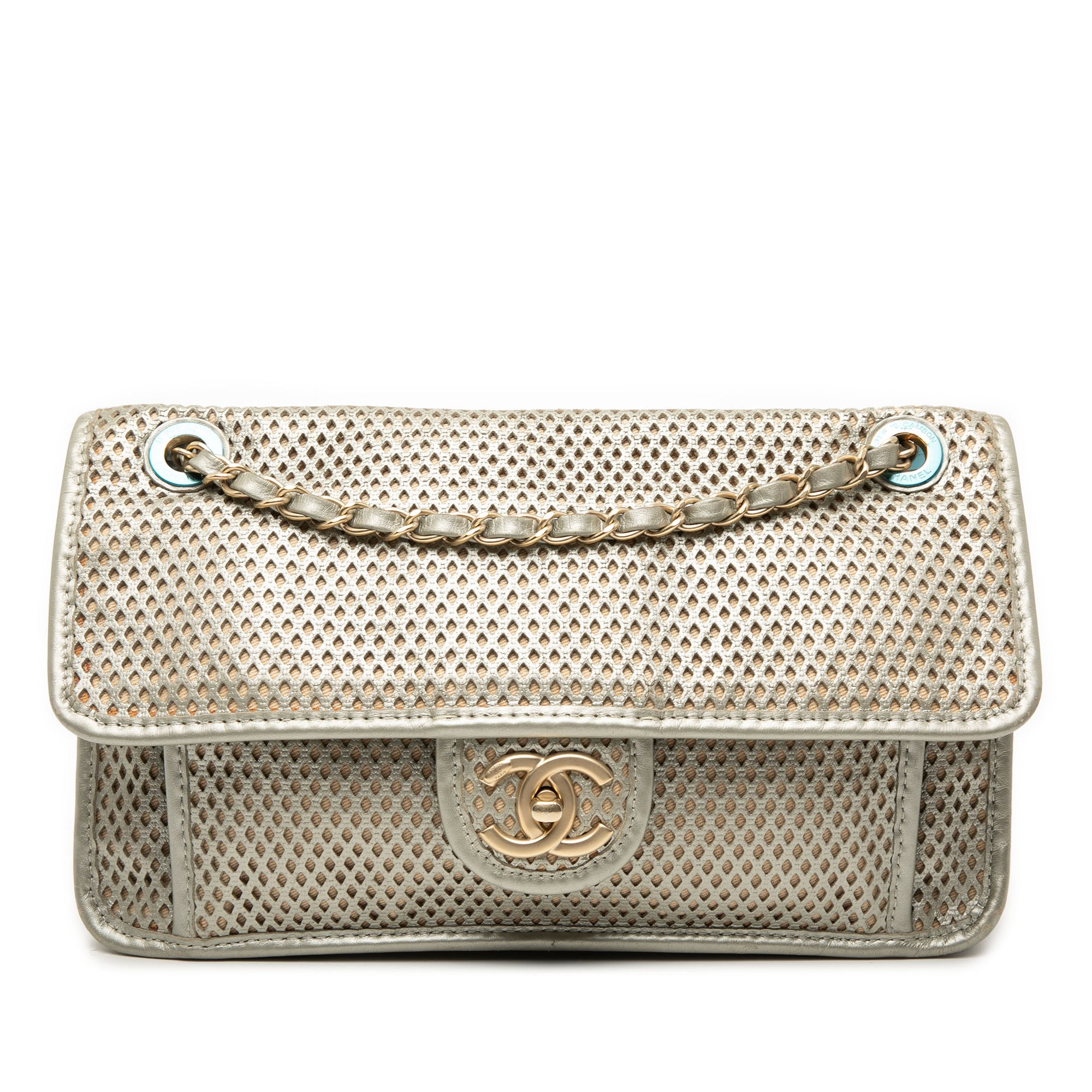Chanel Medium Perforated Calfskin Up In The Air Flap - image 1