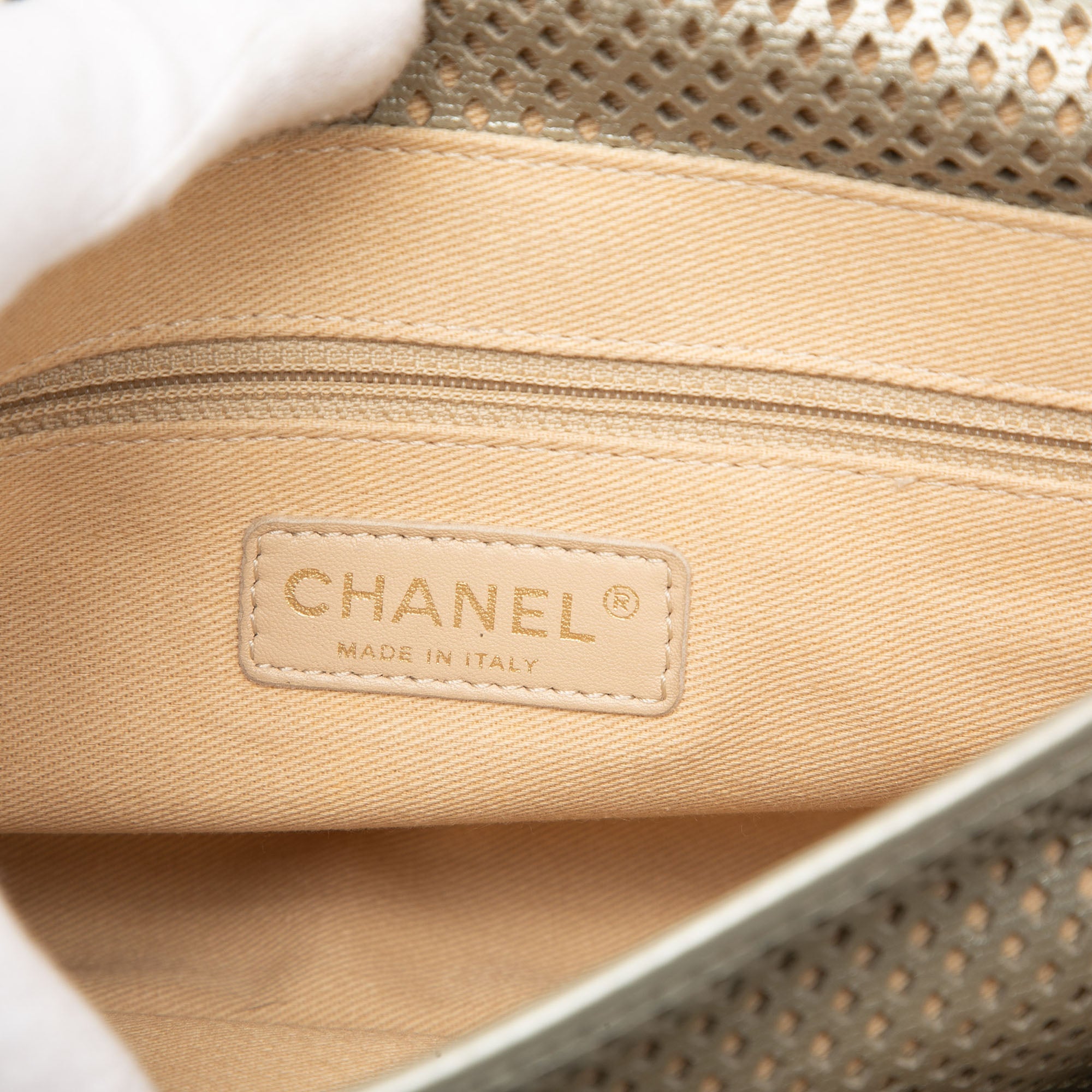 Chanel Medium Perforated Calfskin Up In The Air Flap - image 5