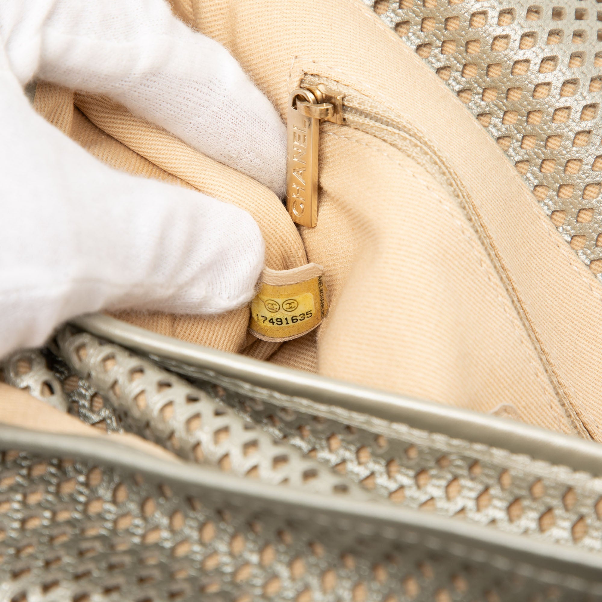 Chanel Medium Perforated Calfskin Up In The Air Flap - image 6