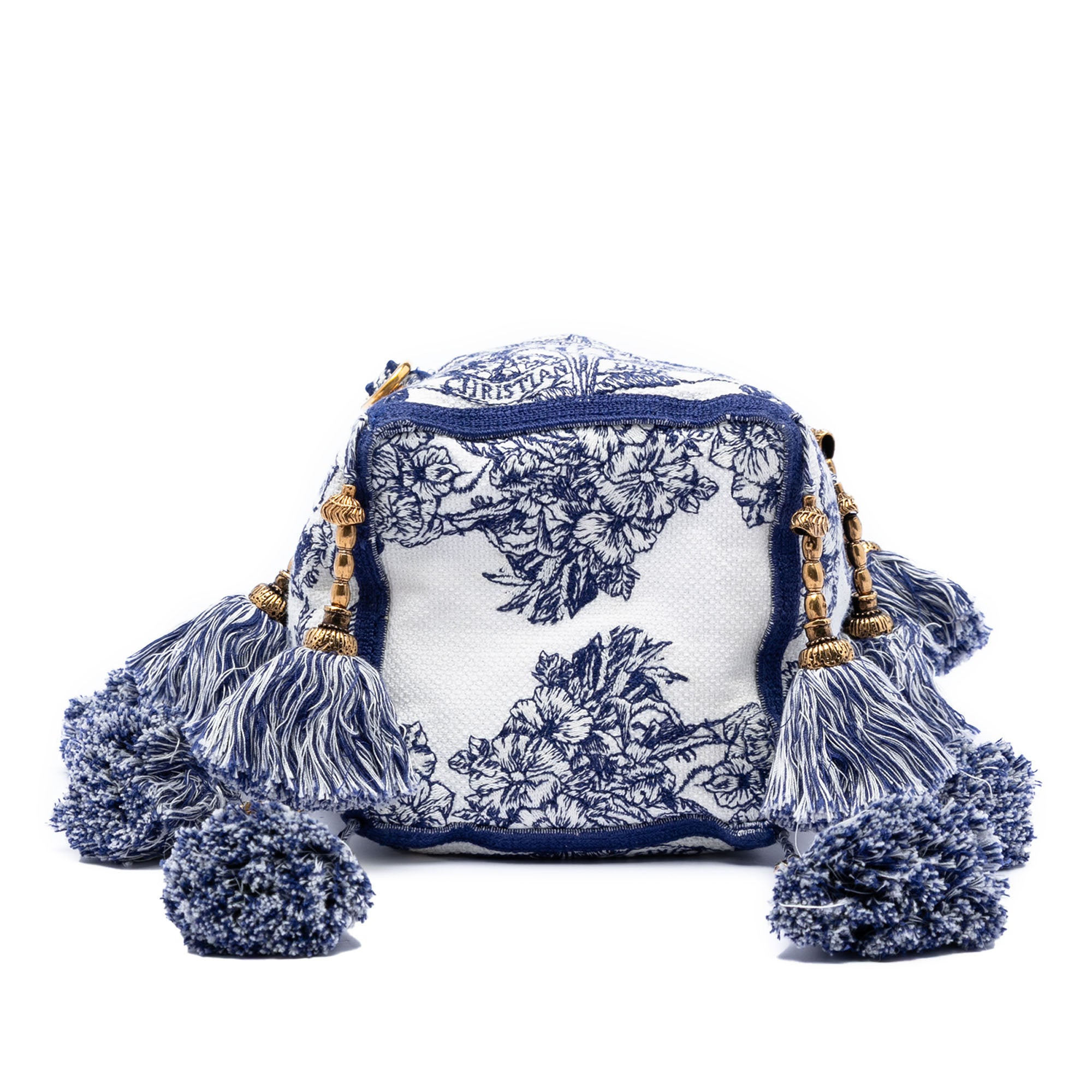 Dior Canvas Embroidered Reve d Infini D Bubble Bucket Bag - image 3