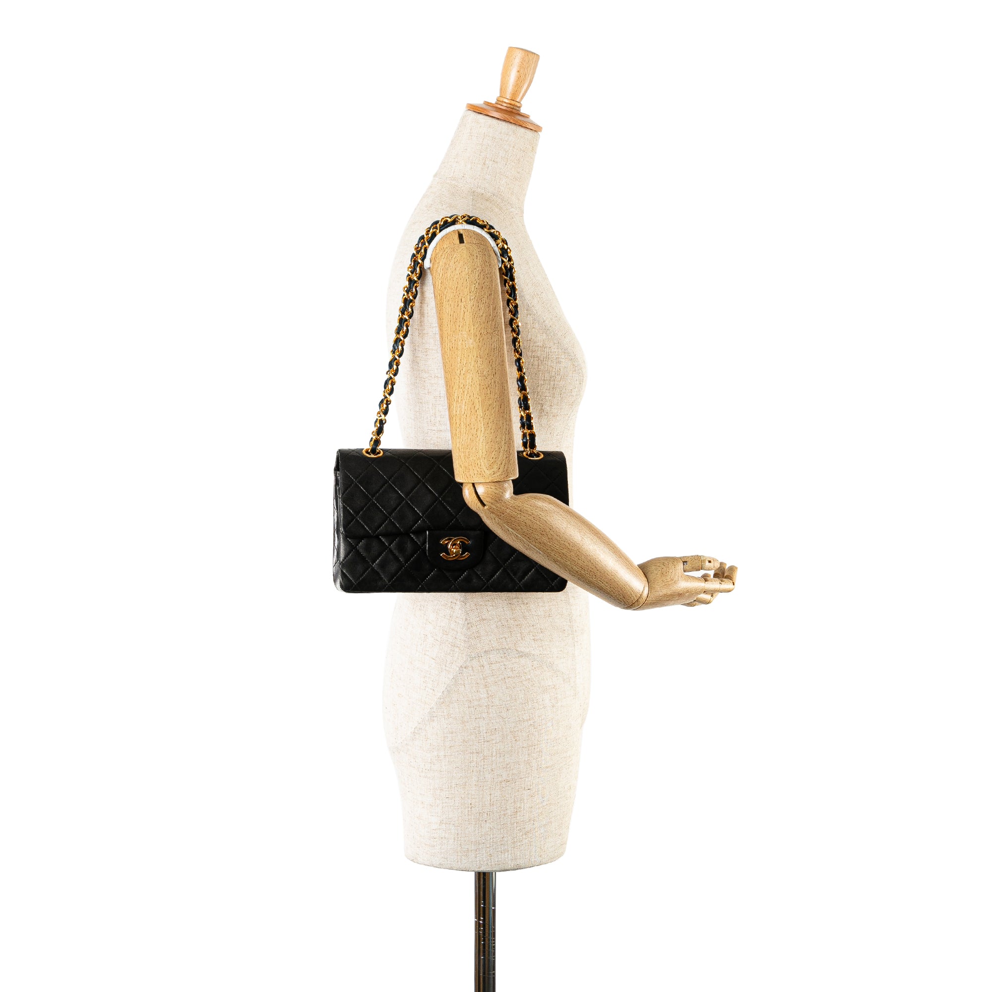 Chanel Small Classic Lambskin Double Flap - image 12