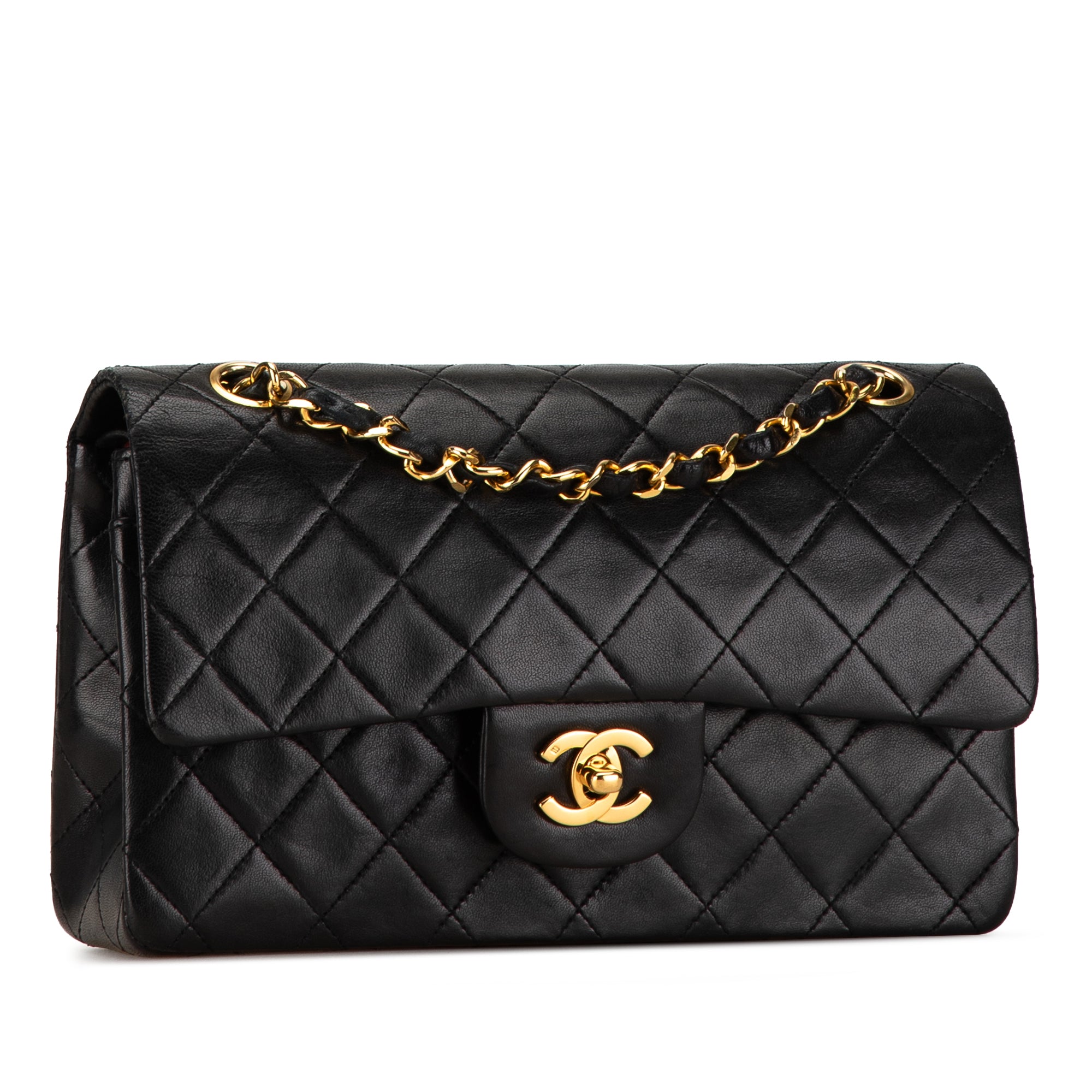 Chanel Small Classic Lambskin Double Flap - image 2