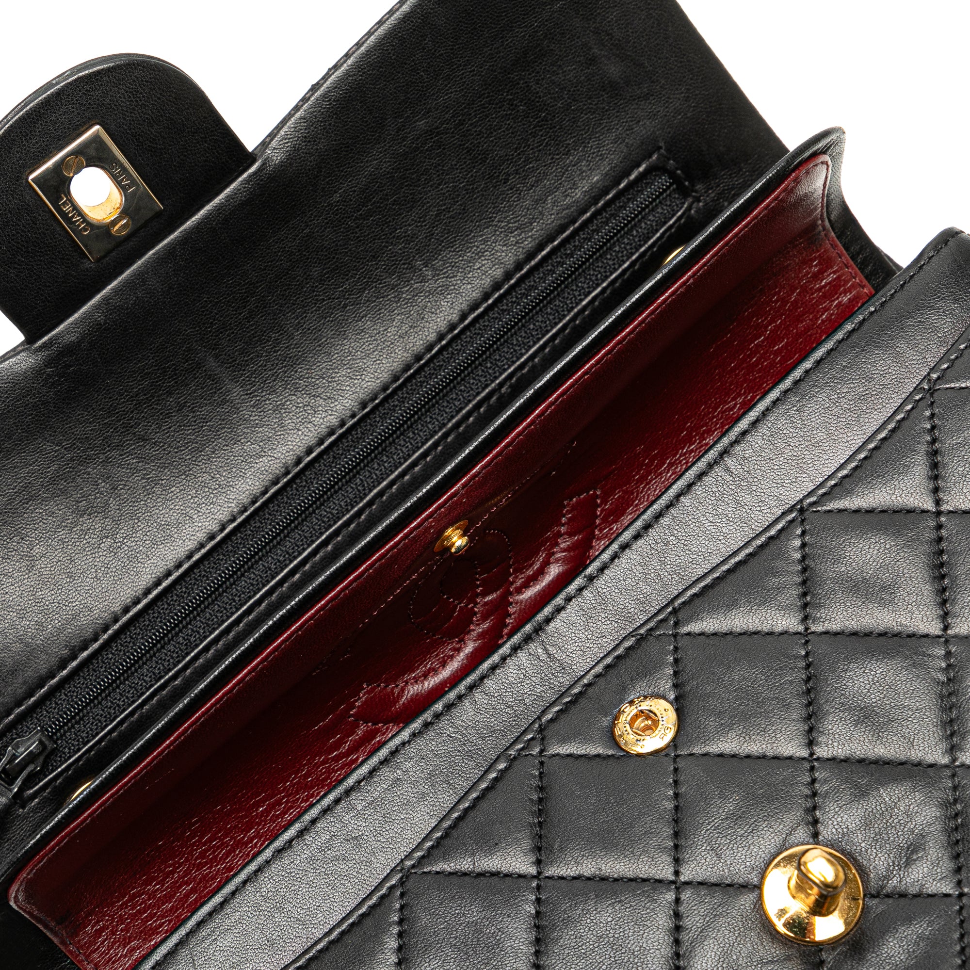 Chanel Small Classic Lambskin Double Flap - image 5