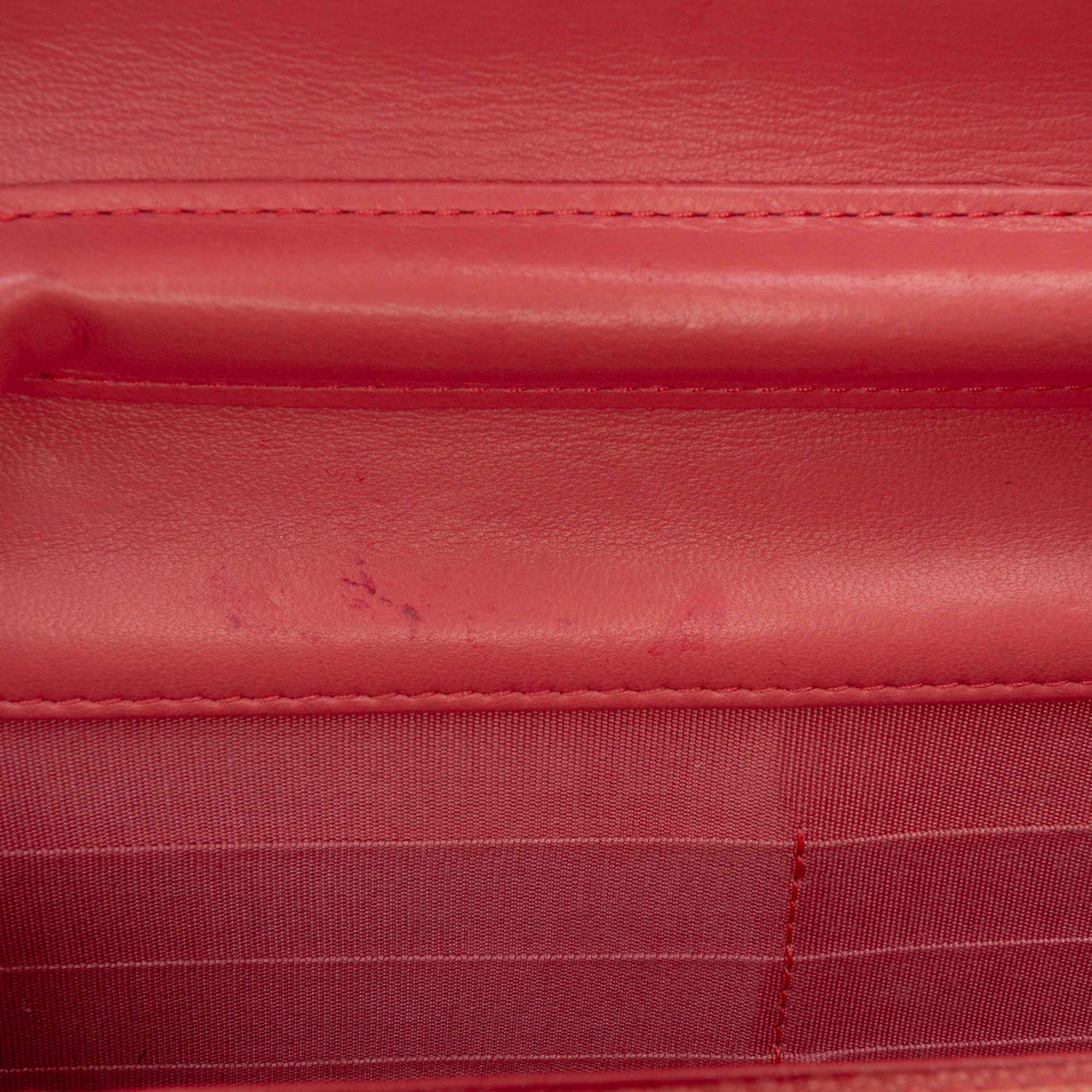 Chanel Quilted Lambskin Boy Wallet On Chain - image 7