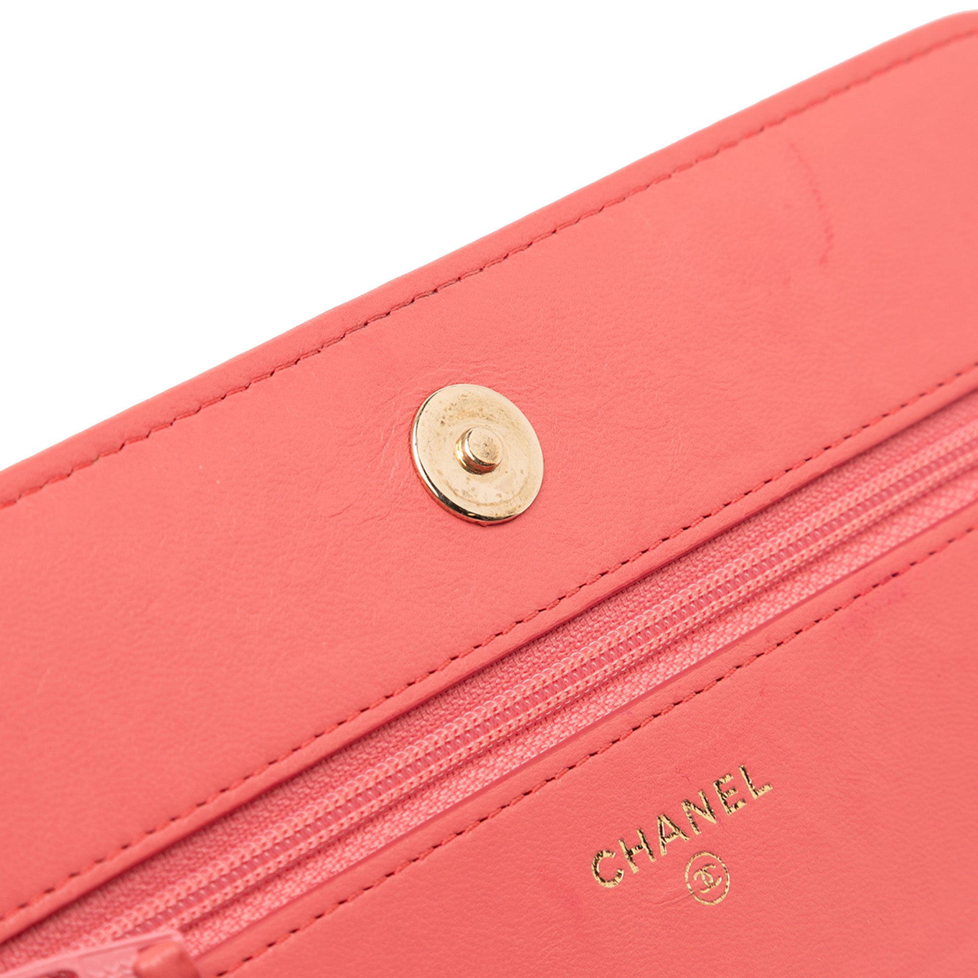 Chanel Quilted Lambskin Boy Wallet On Chain - image 9