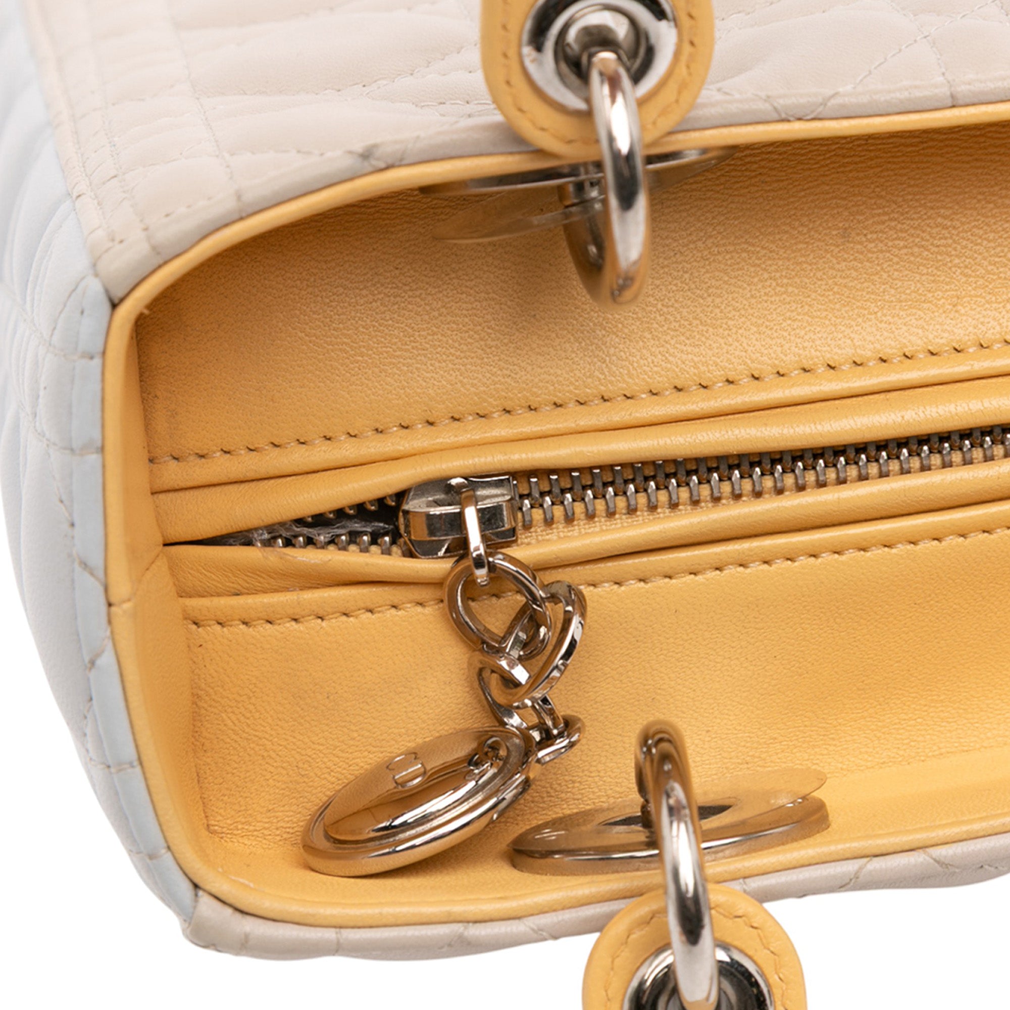 Dior Medium Tricolor Lambskin Cannage Lady Dior - image 10