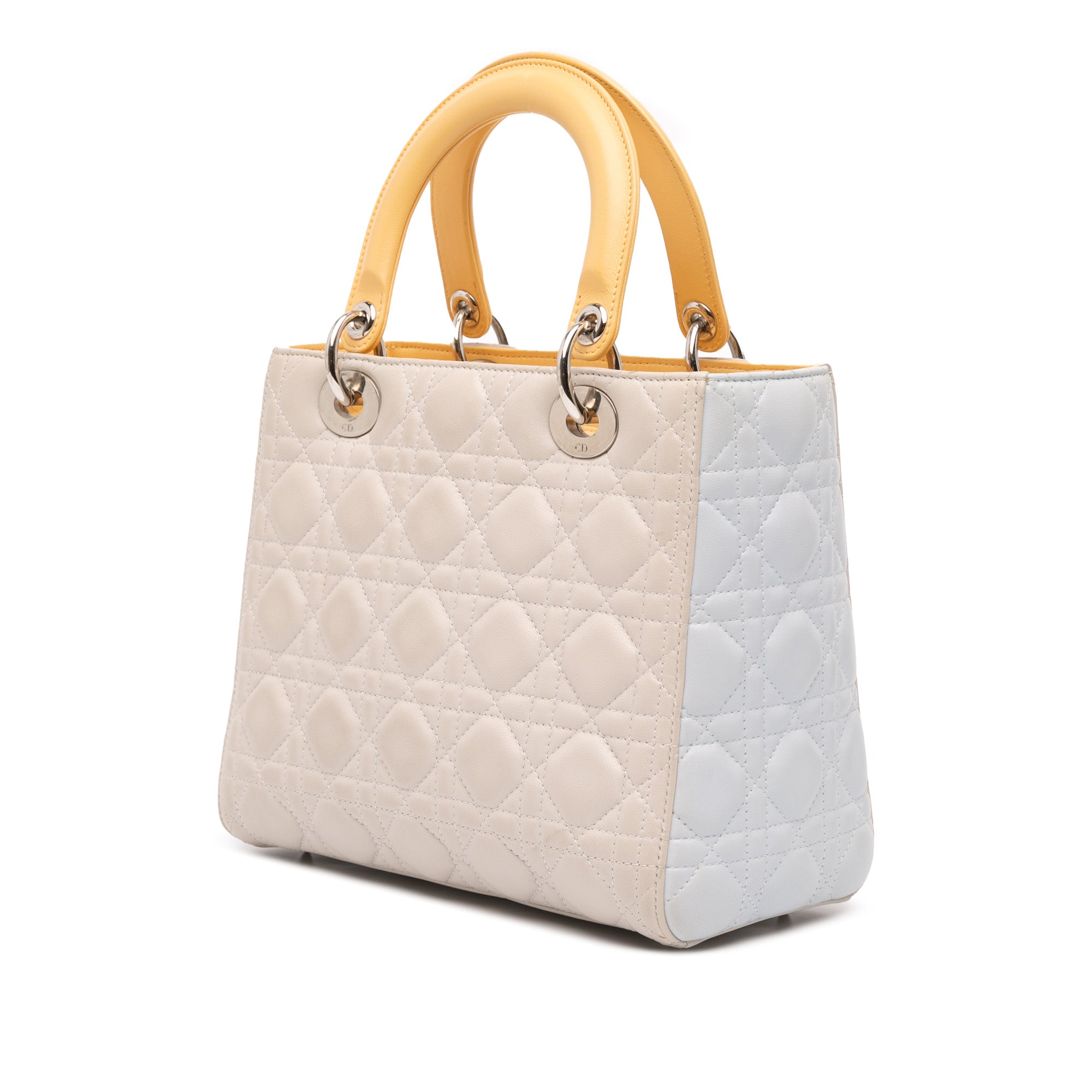 Dior Medium Tricolor Lambskin Cannage Lady Dior - image 2