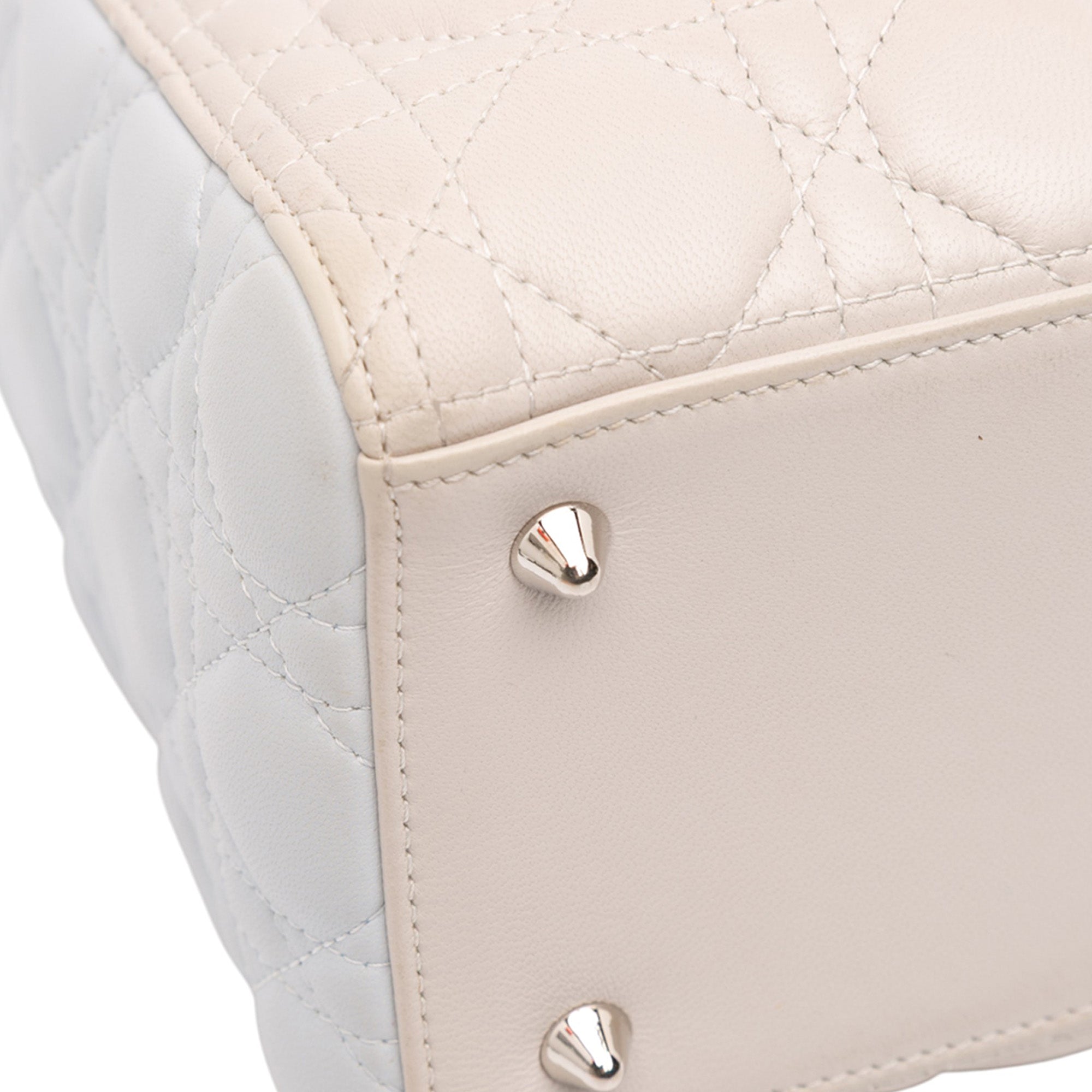 Dior Medium Tricolor Lambskin Cannage Lady Dior - image 7
