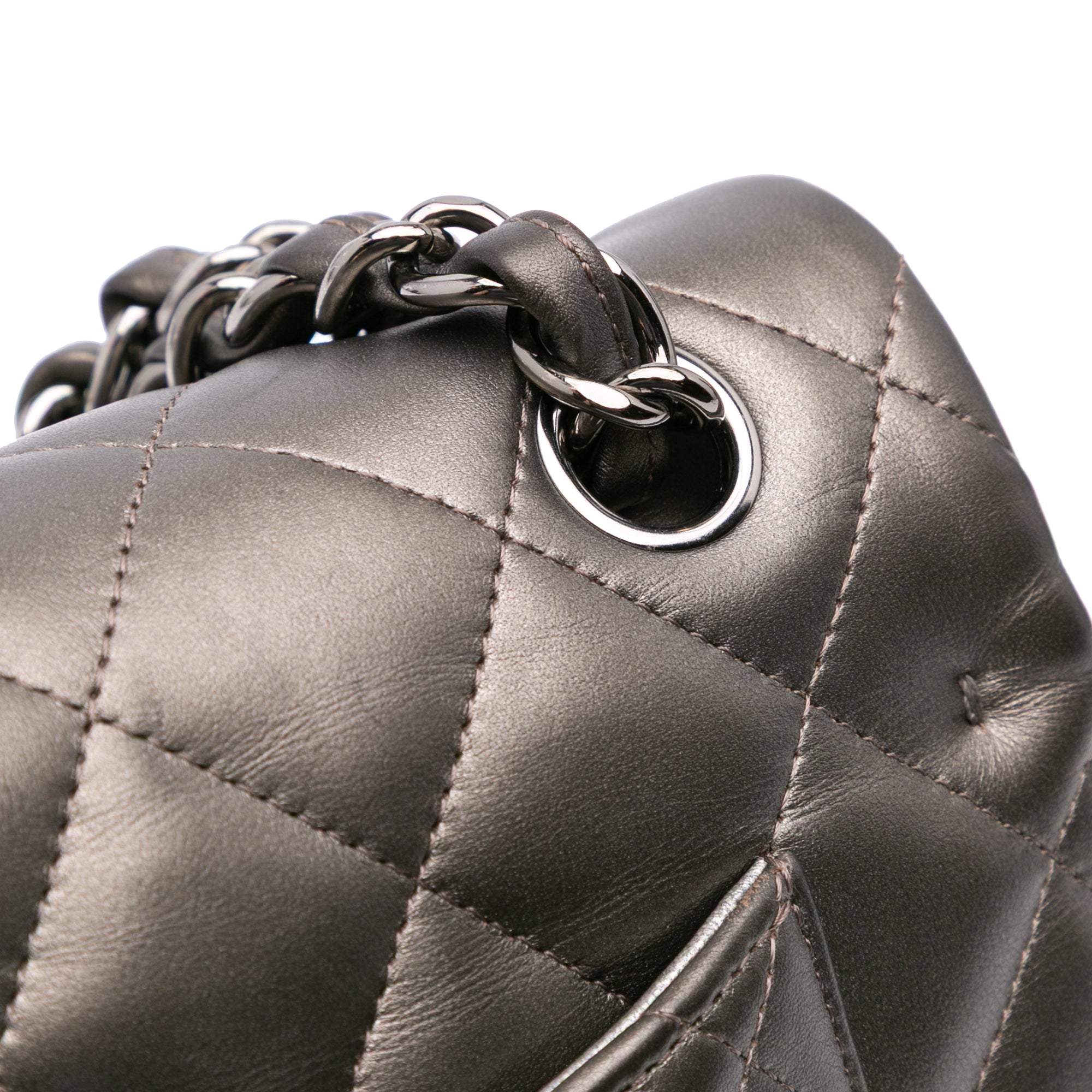 Chanel Jumbo Classic Lambskin Double Flap - image 10