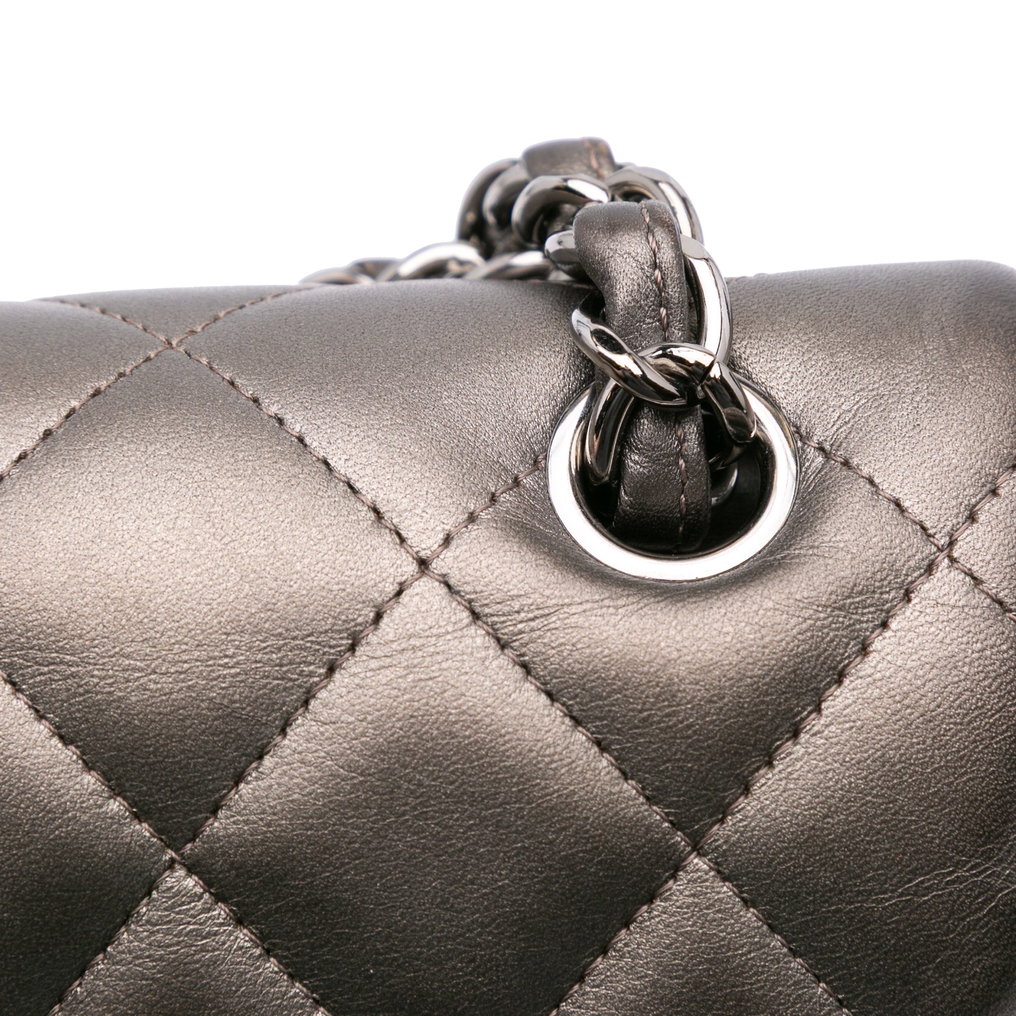 Chanel Jumbo Classic Lambskin Double Flap - image 11